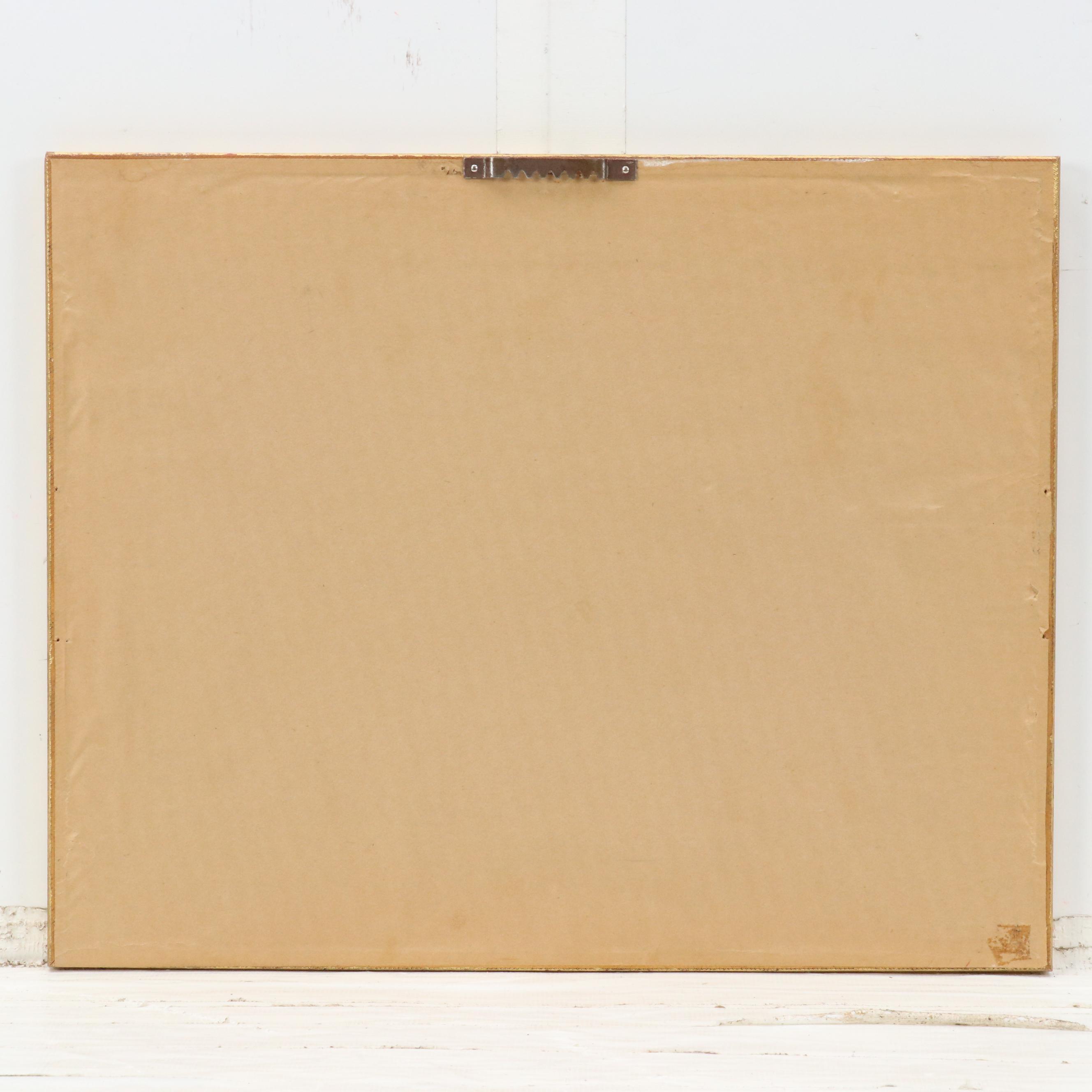 Chinese Coastal Landscape Ink Wash and Watercolor Painting