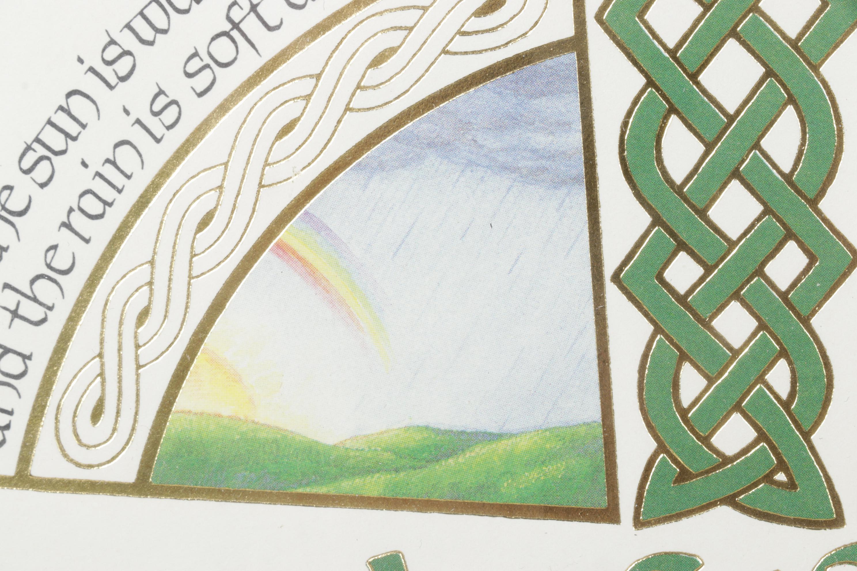 "Land of the Irish" Embossed Print