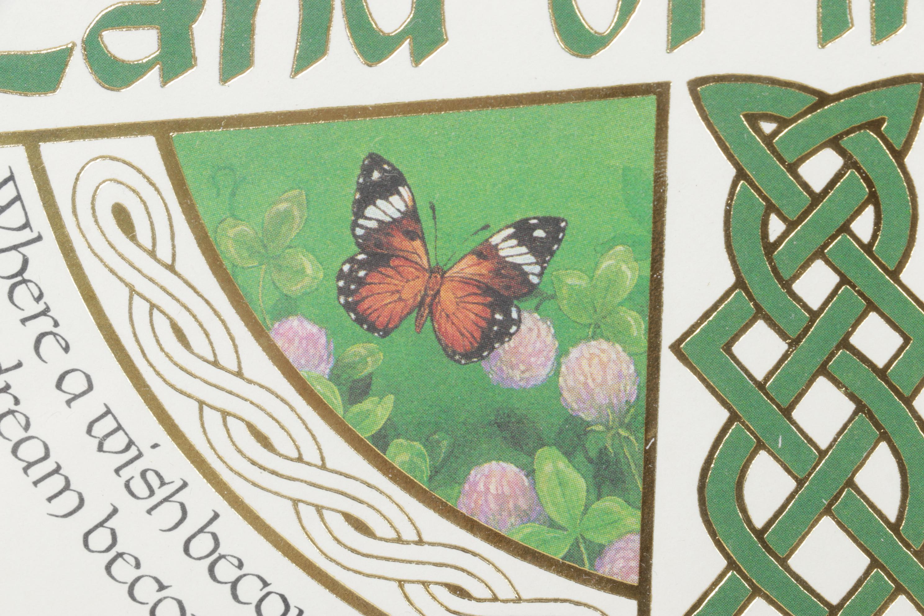 "Land of the Irish" Embossed Print