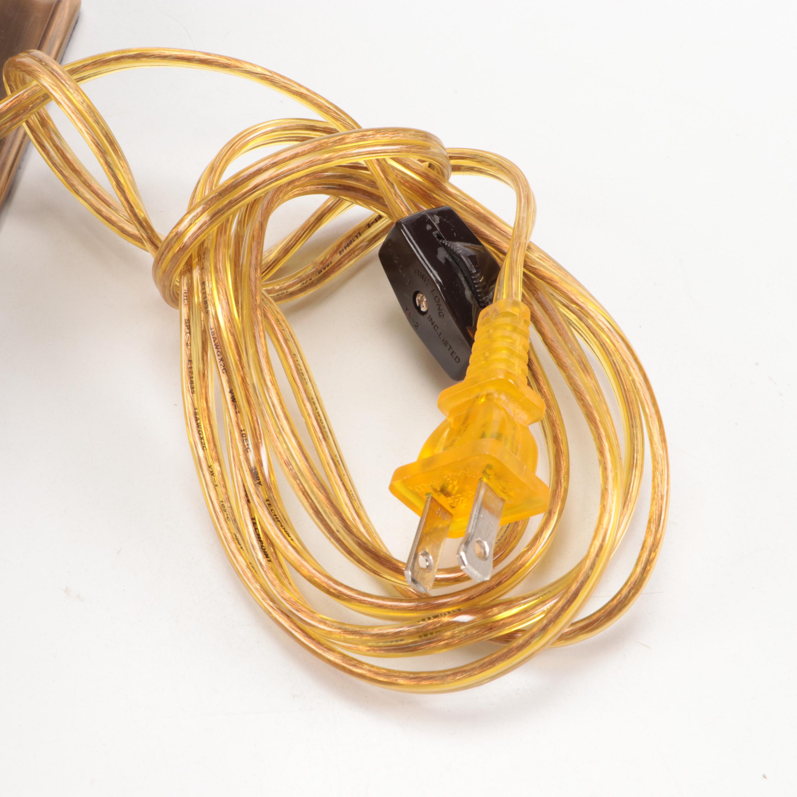 Neoclassical Style Two-Arm & Three-Arm Bouillotte Table Lamps with Metal Shades