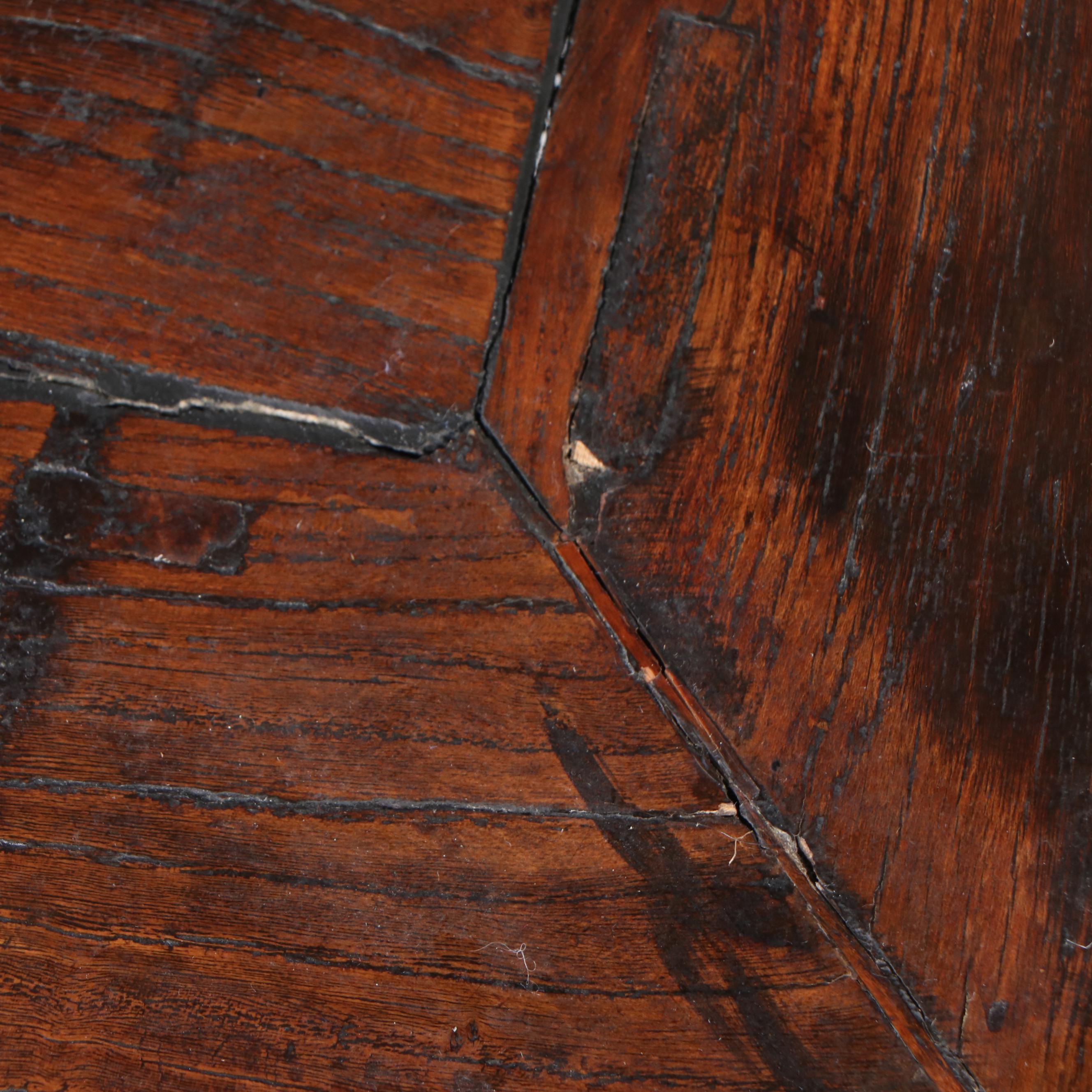 Chinese Elm Wood Tea Table