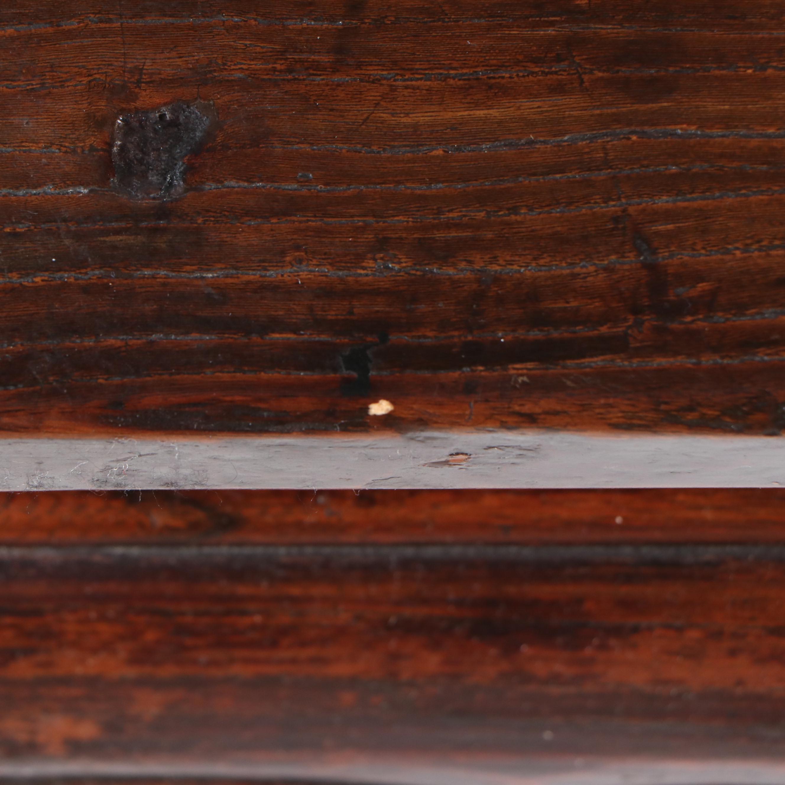 Chinese Elm Wood Tea Table