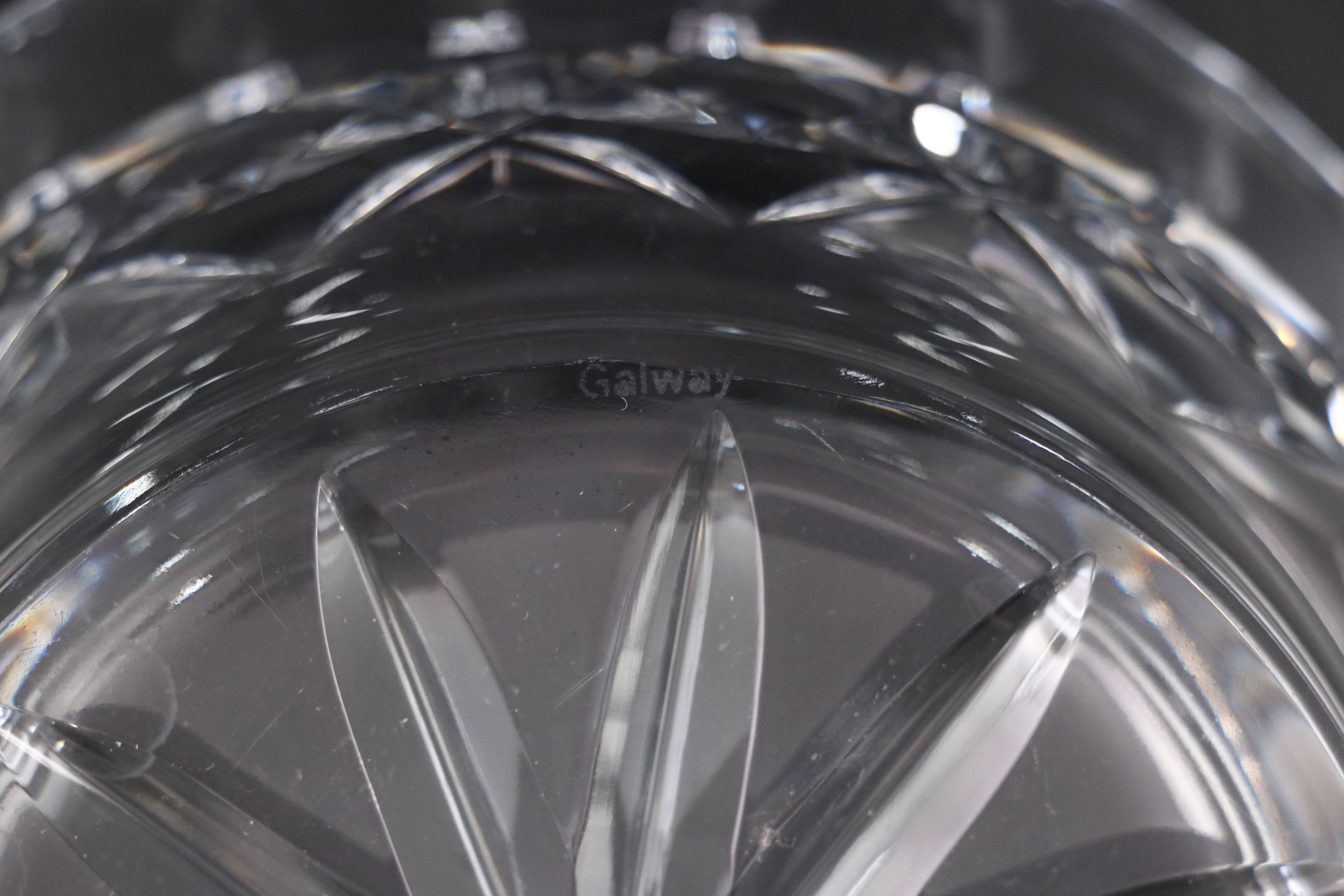 Tiffany, Orrefors and Galway "Rathmore" Crystal Glass Bowls