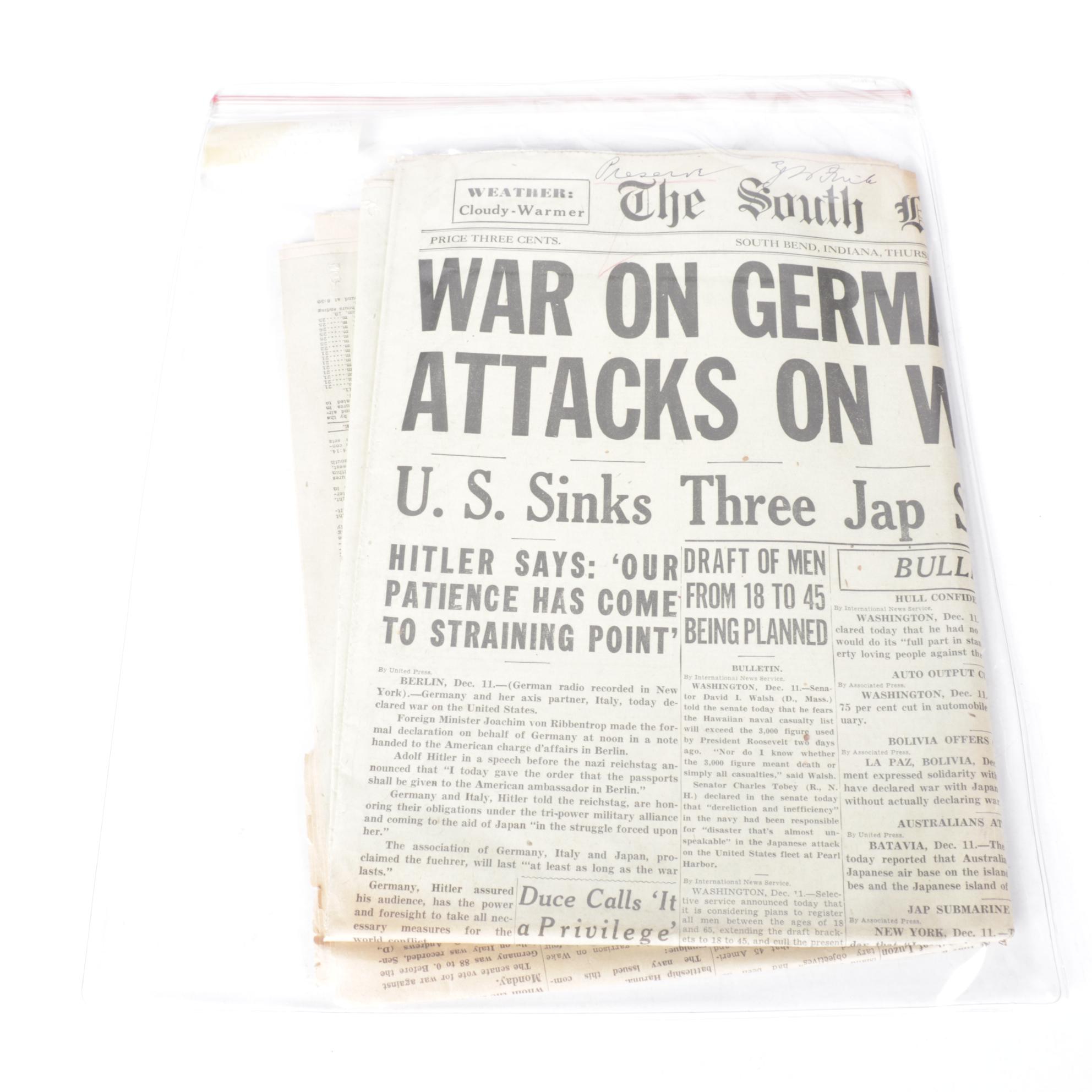 Pearl Harbor Attack & Other WW2 Pacific Theater  Headline Collections