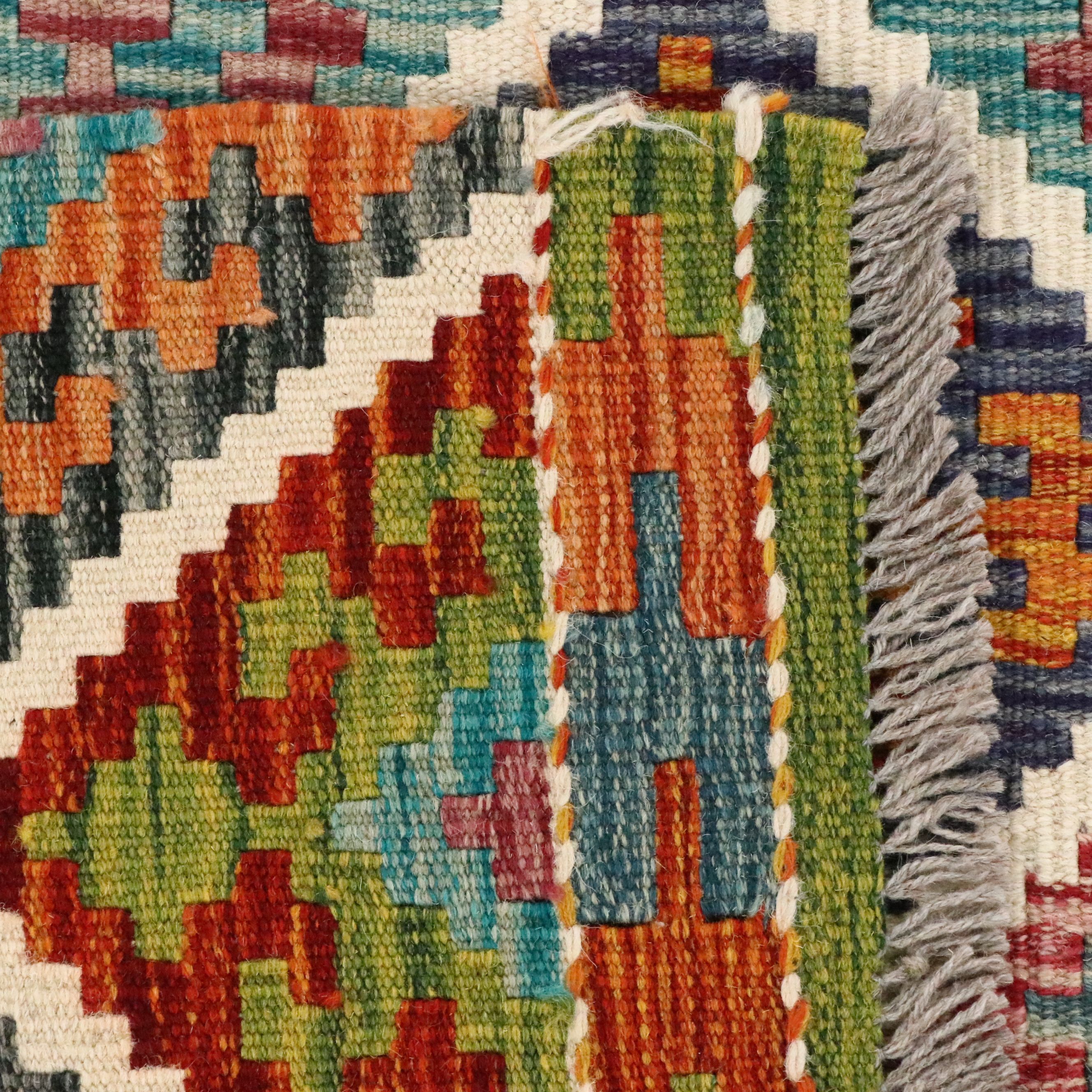 5'7 x 8'4 Handwoven Turkish Kilim Area Rug