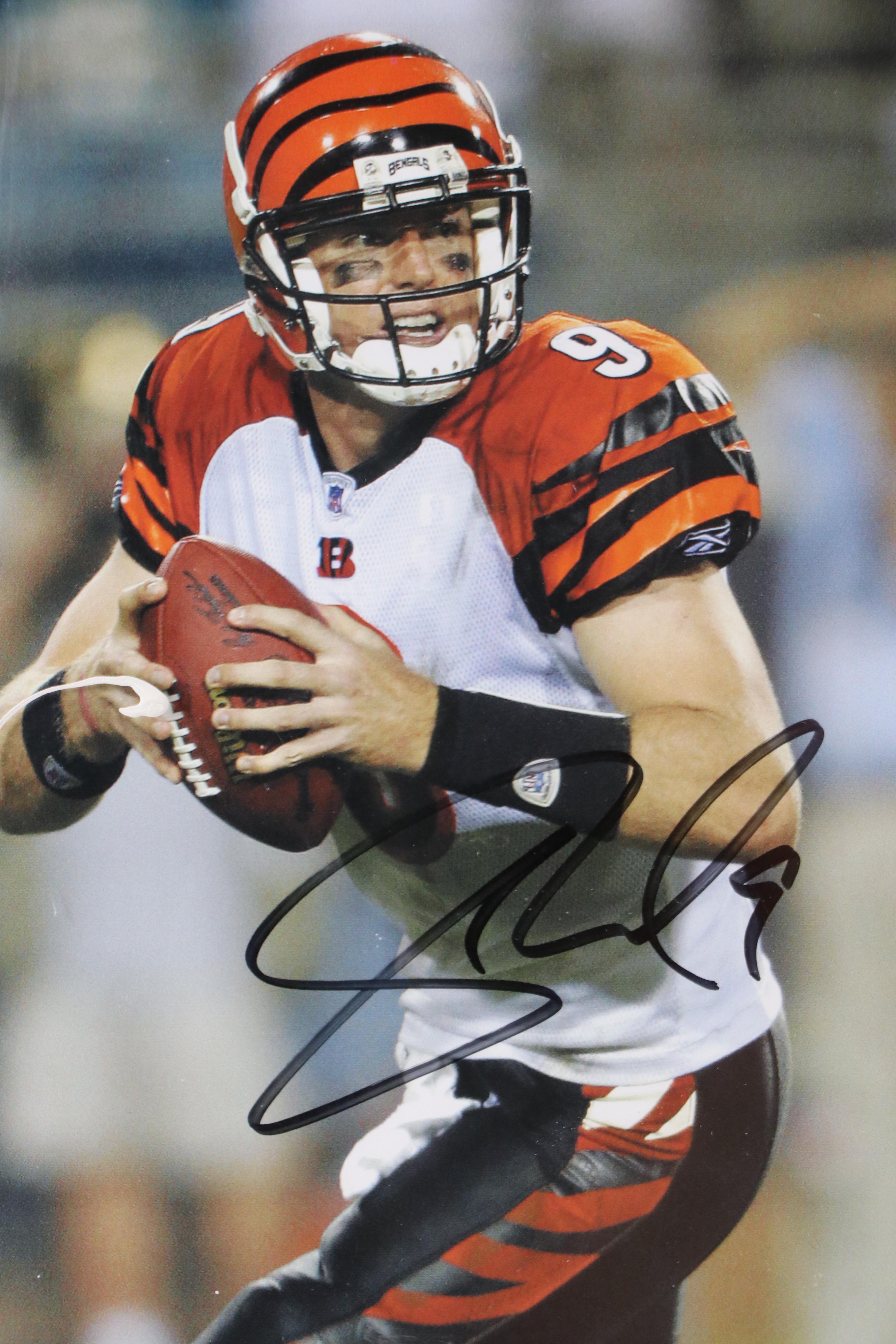 Carson Palmer Signed Cincinnati Bengals Print in Matted Display