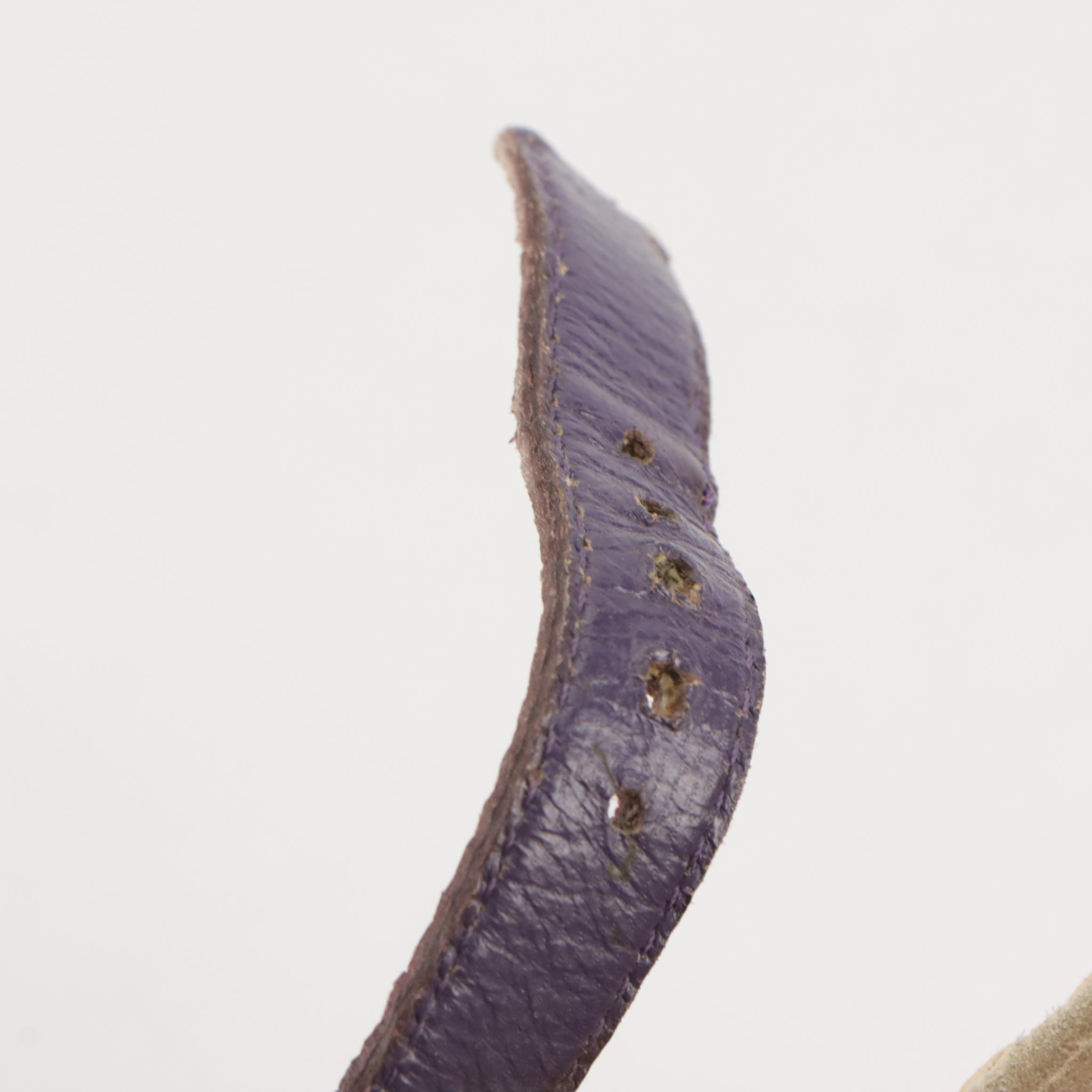 Prada Wedge Sandals in Woven Jute and Violet Cinghiale Leather