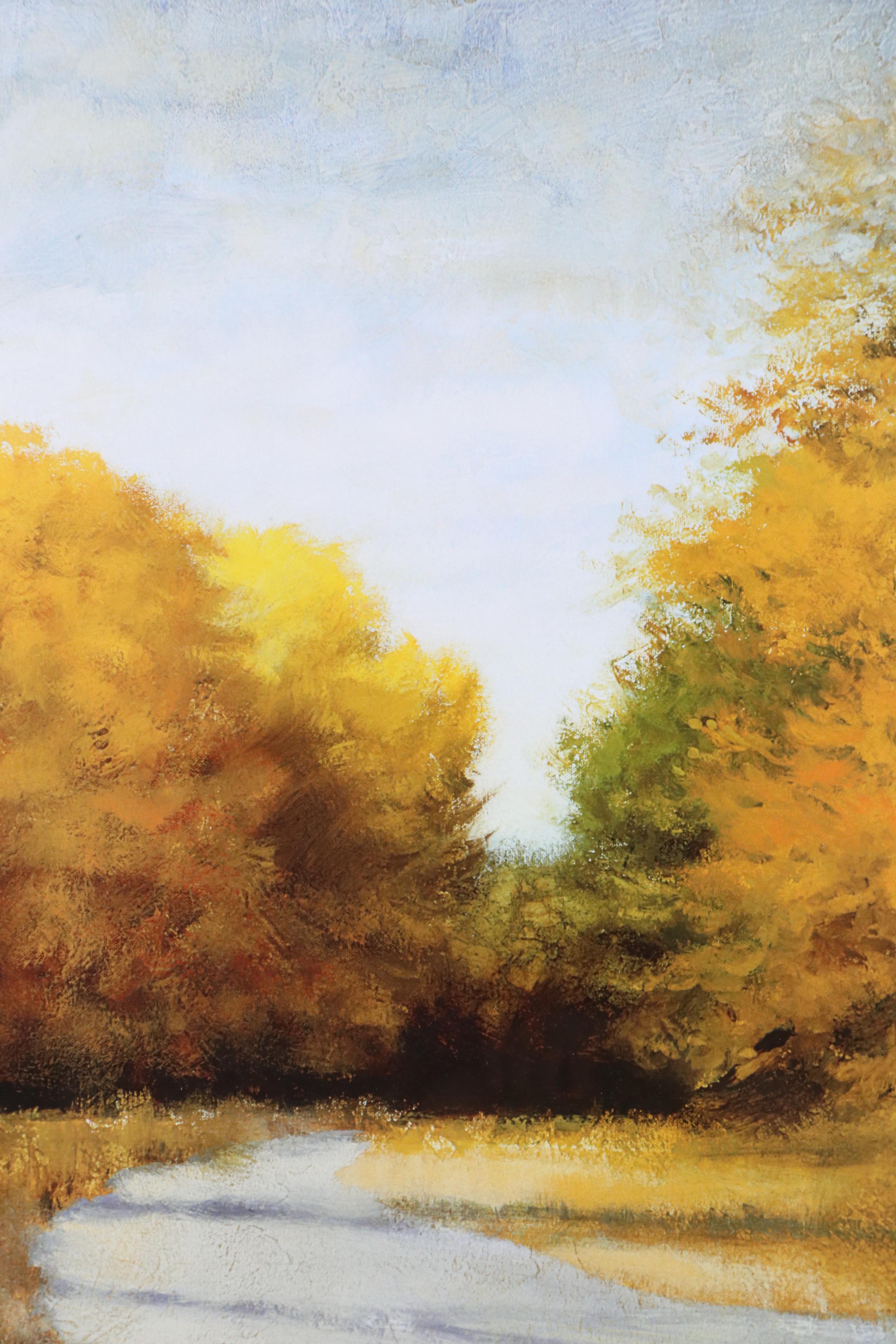 Autumnal Landscape Offset Lithograph