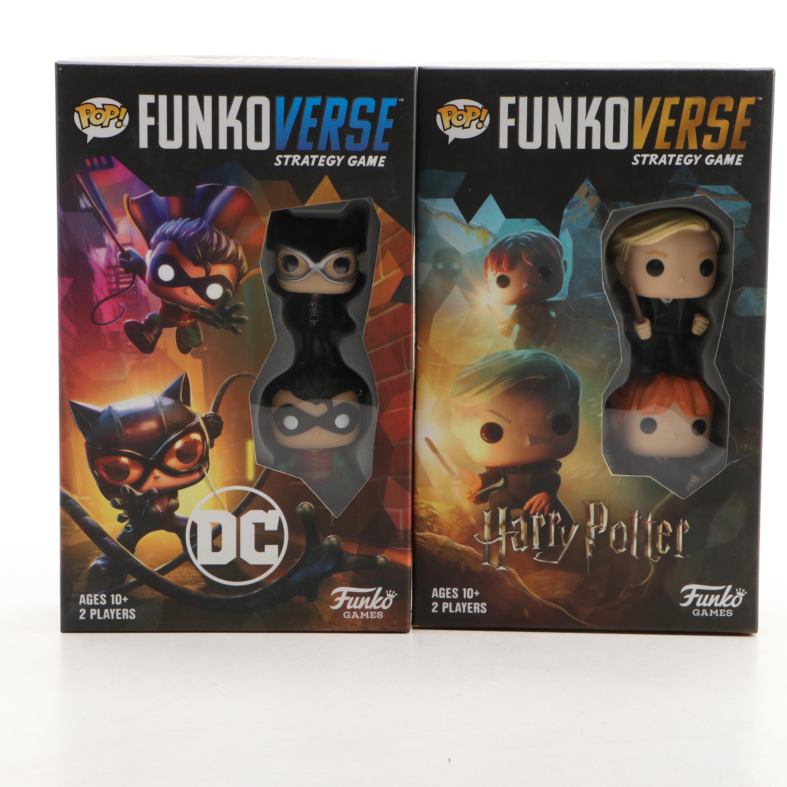 Funko Pop! Vinyl Figures with Funko Verse Strategy Games