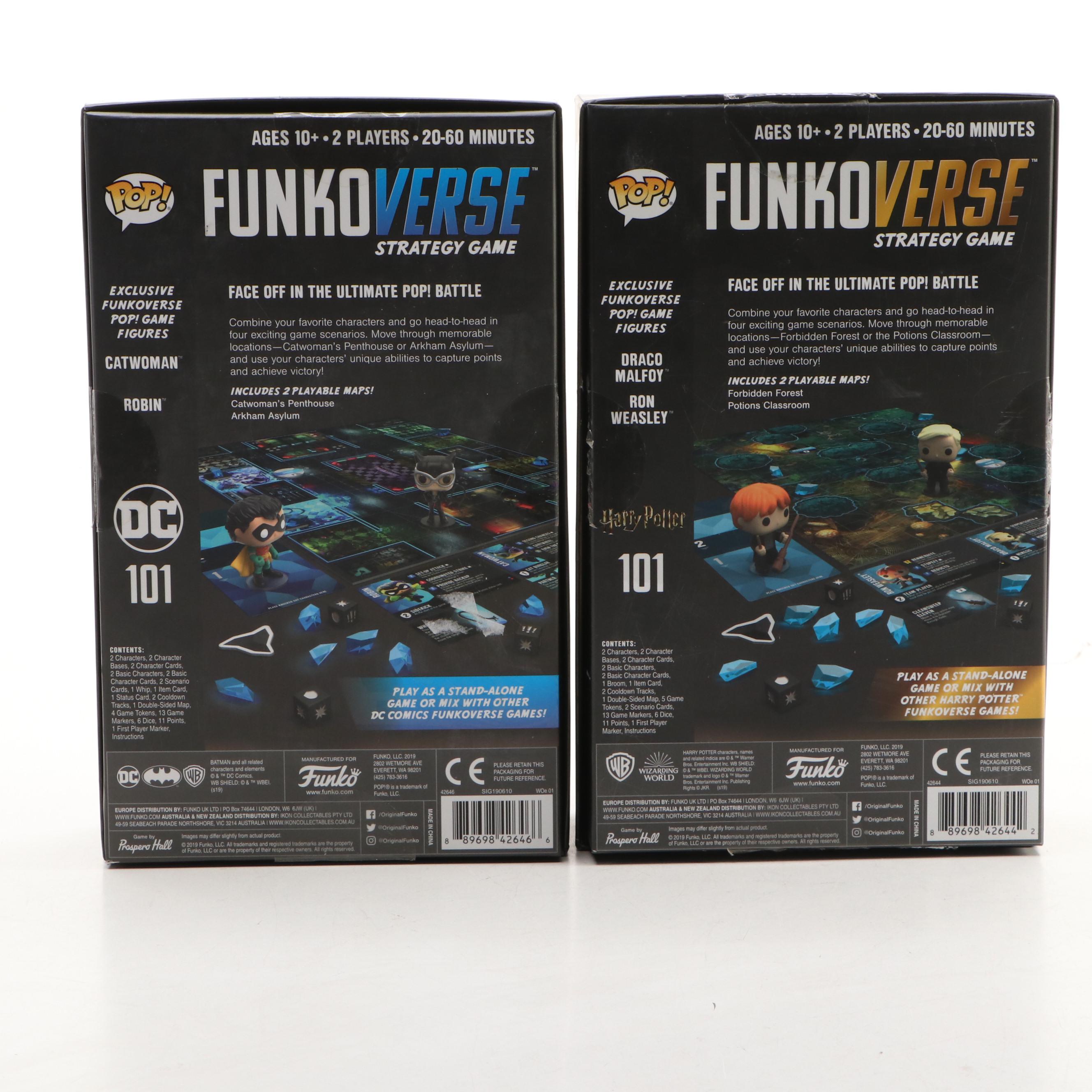 Funko Pop! Vinyl Figures with Funko Verse Strategy Games