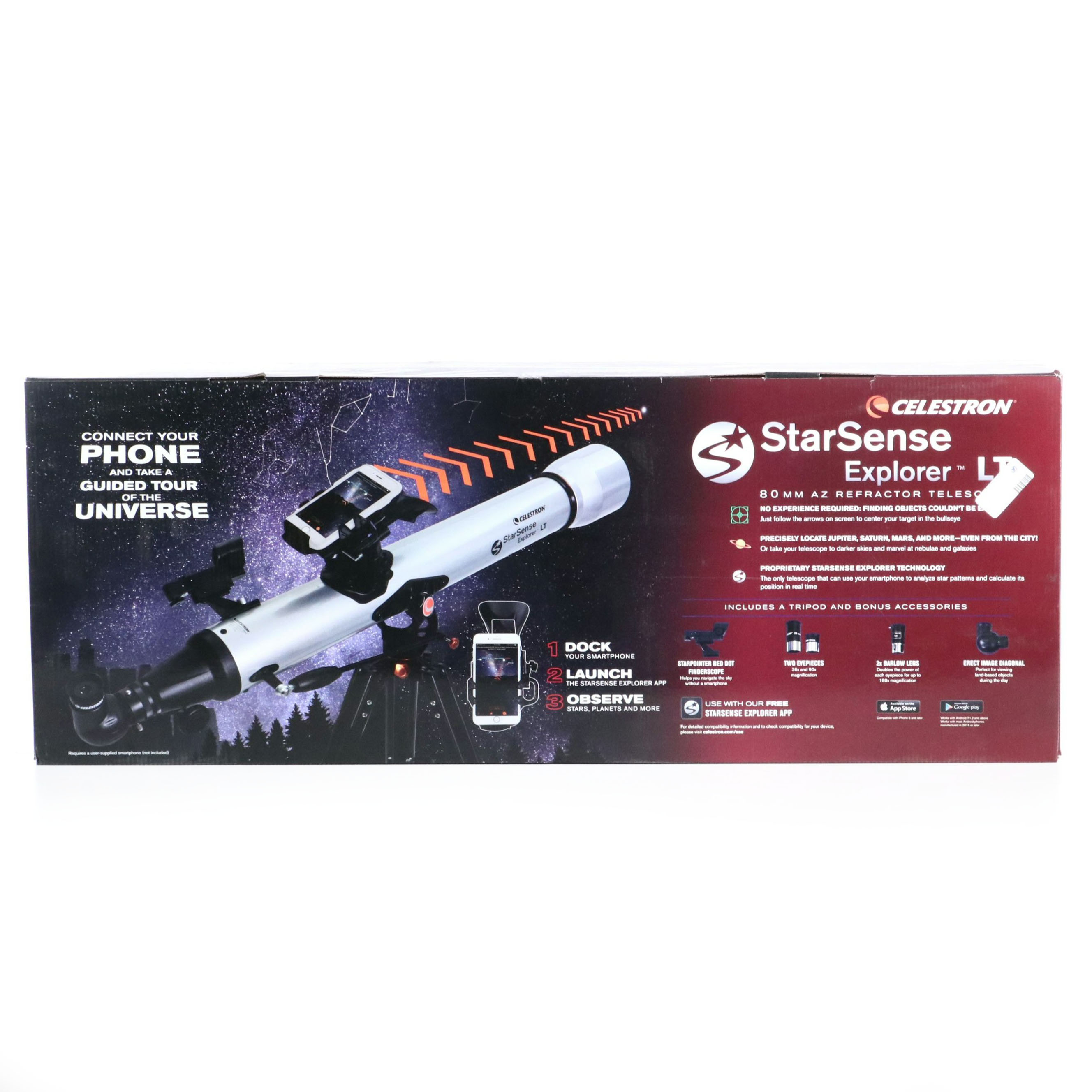 Celestron StarSense Explorer 80mm AZ Refractor Telescope