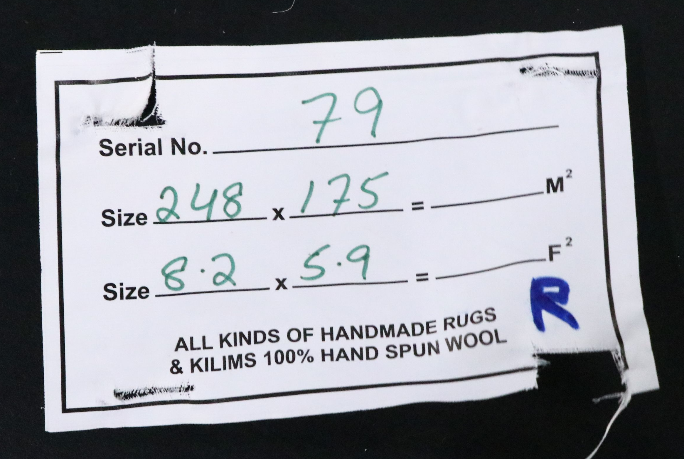 5'9 x 8'4 Handwoven Pakistani Kilim Area Rug