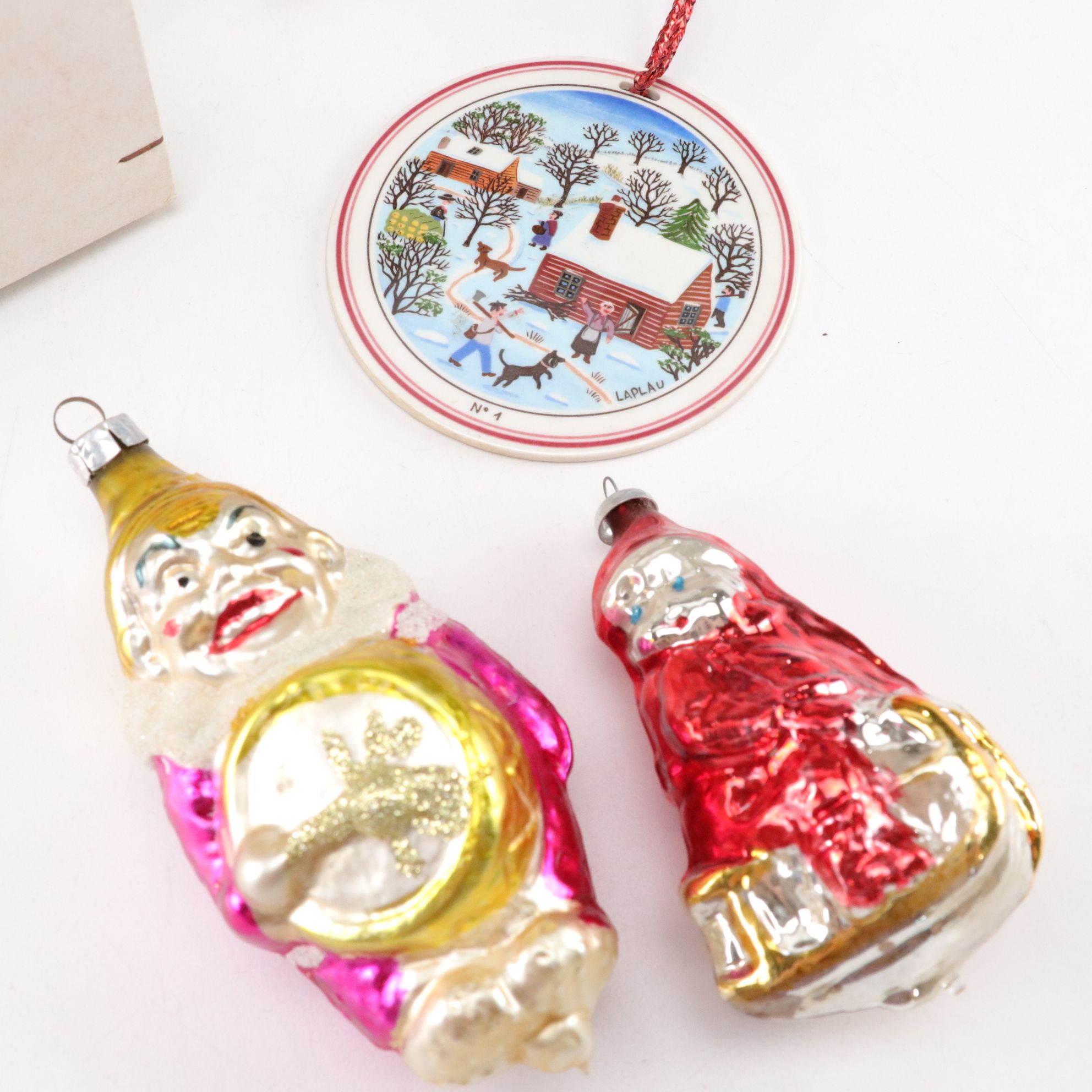 Steinbach Music Box, Glass Ornaments, and Other Christmas Décor