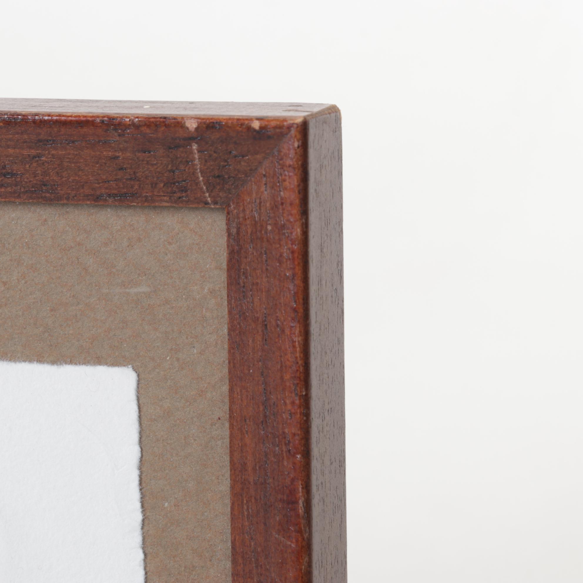 Ed Gifford "Yoders Mailbox" Hand-Colored Etching, 1980