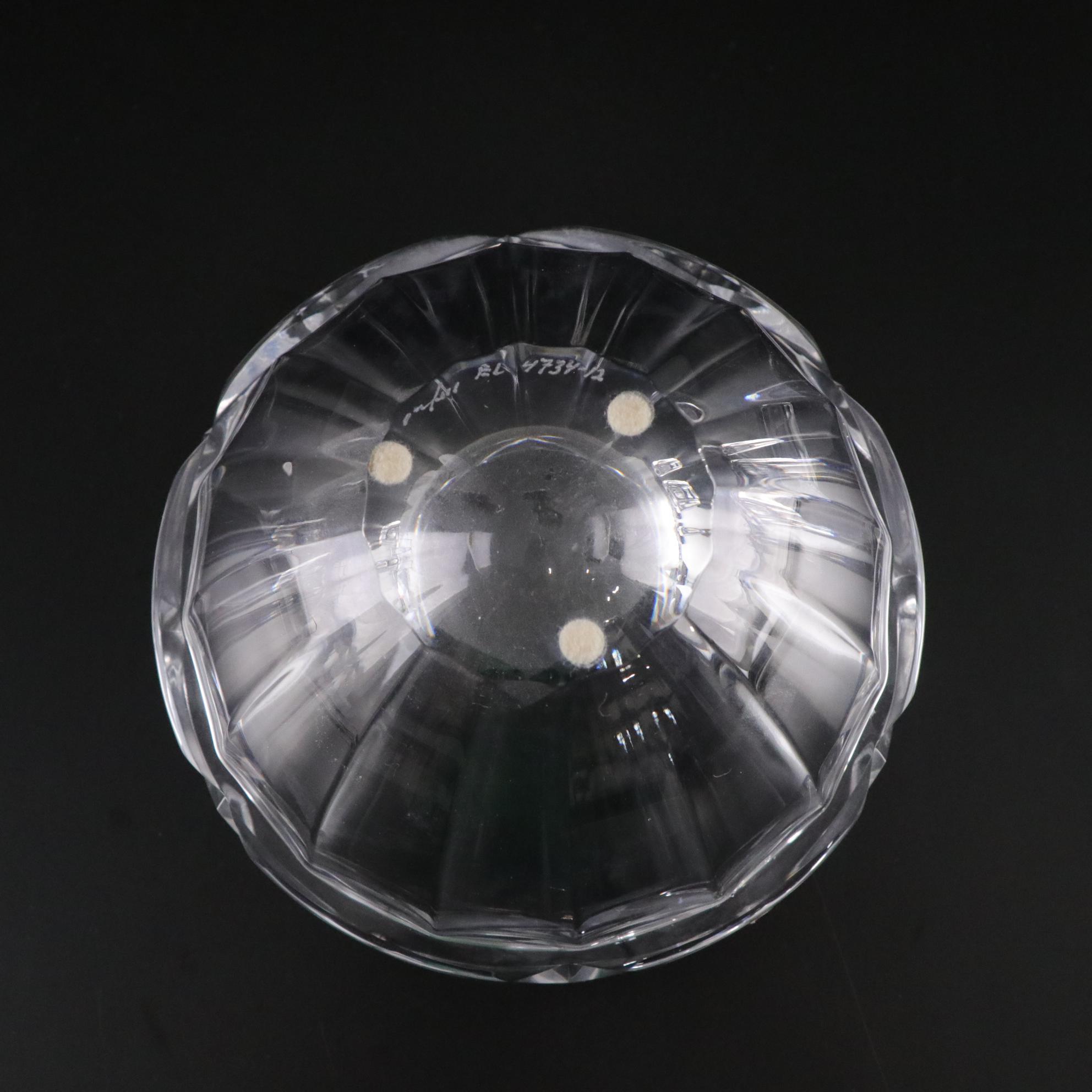 Orrefors "Fenix" Crystal Bowl and "Max" Votive Holders