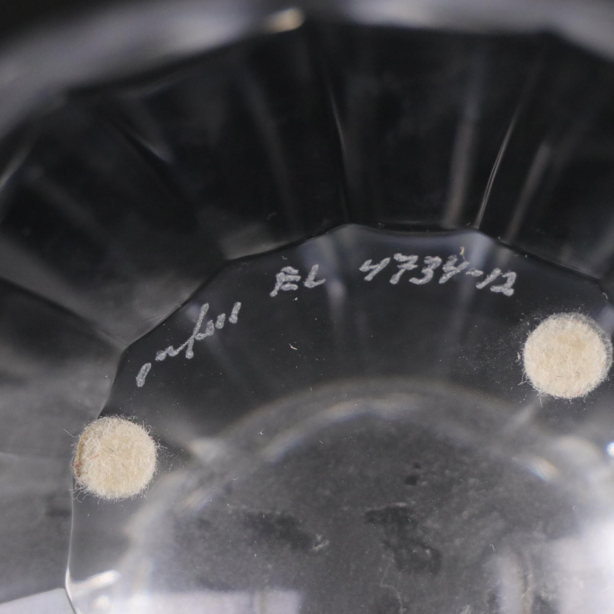 Orrefors "Fenix" Crystal Bowl and "Max" Votive Holders