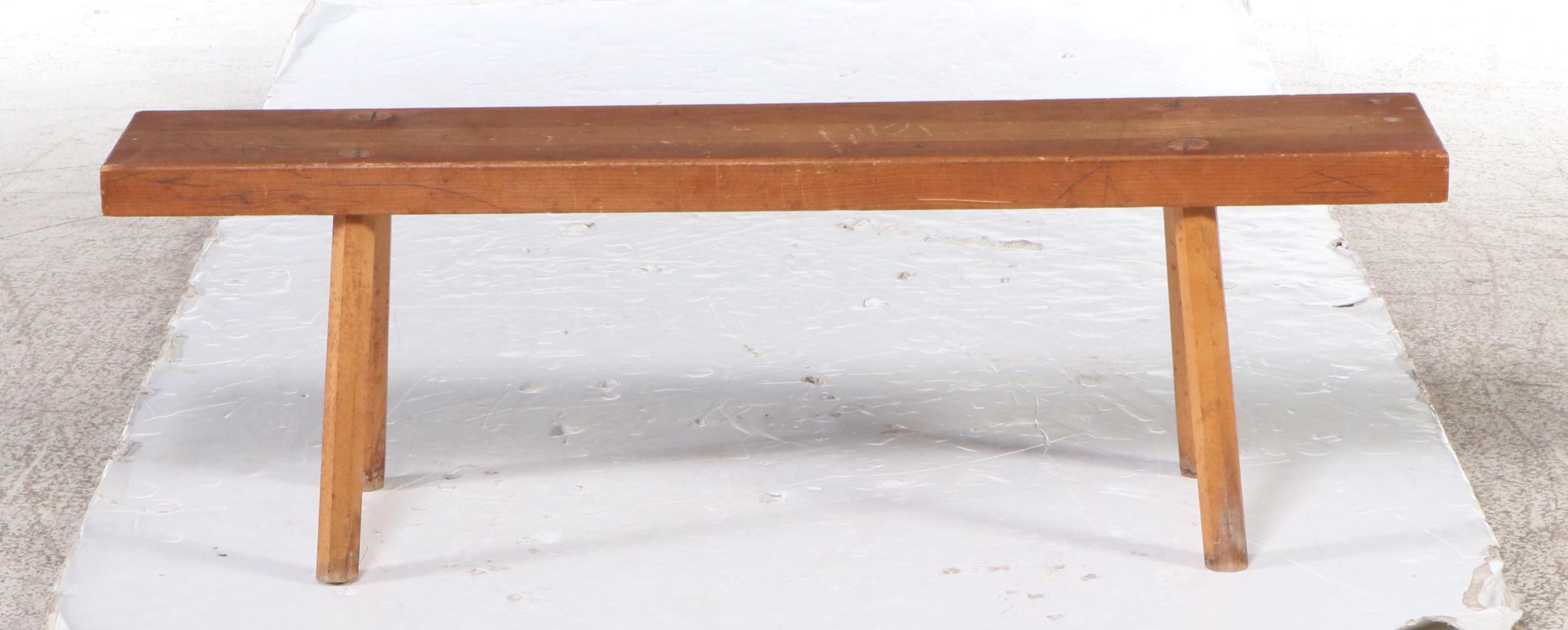 Hagerty American Colonial Style Wood Bench