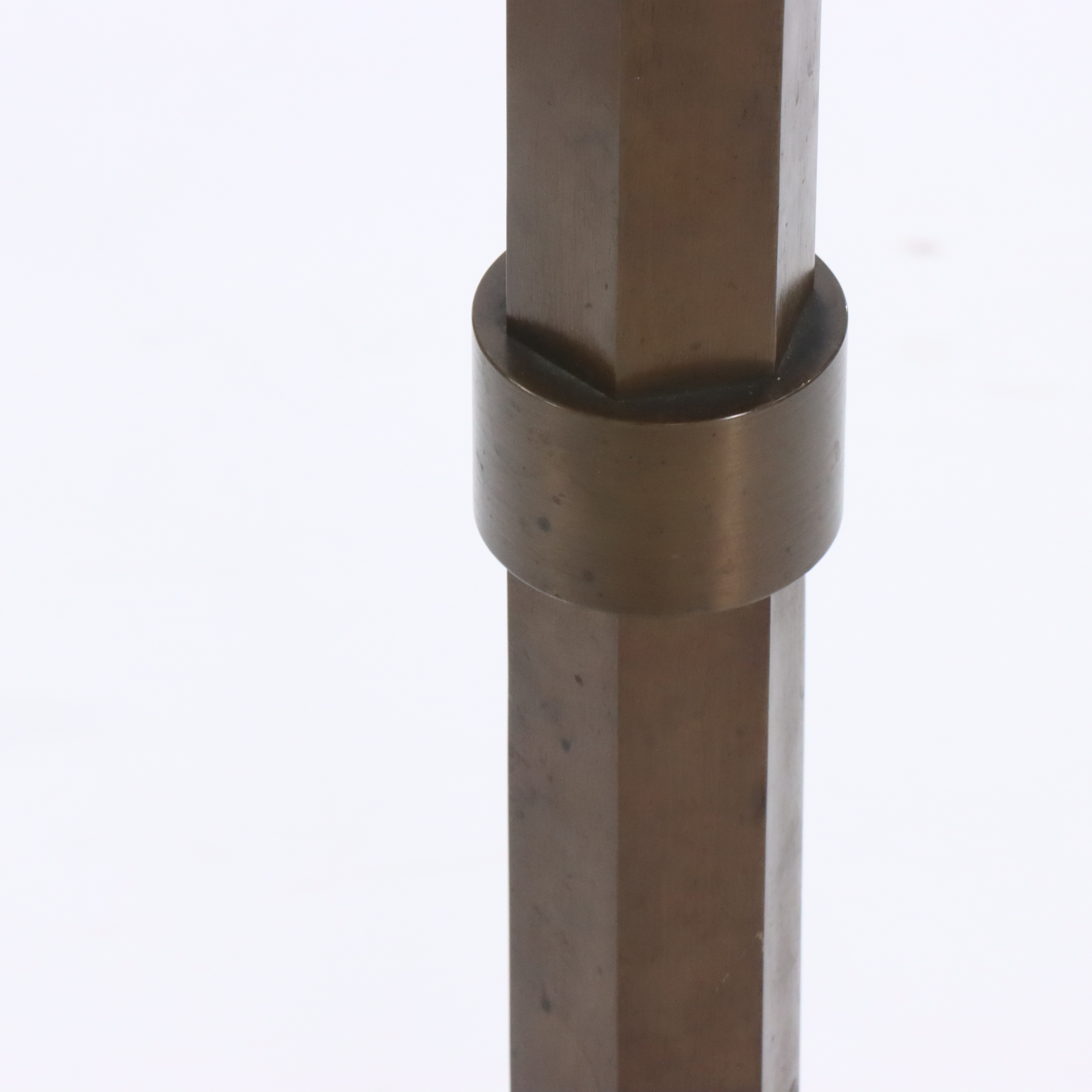 Art Deco Patinated Brass and Agate Glass Guéridon