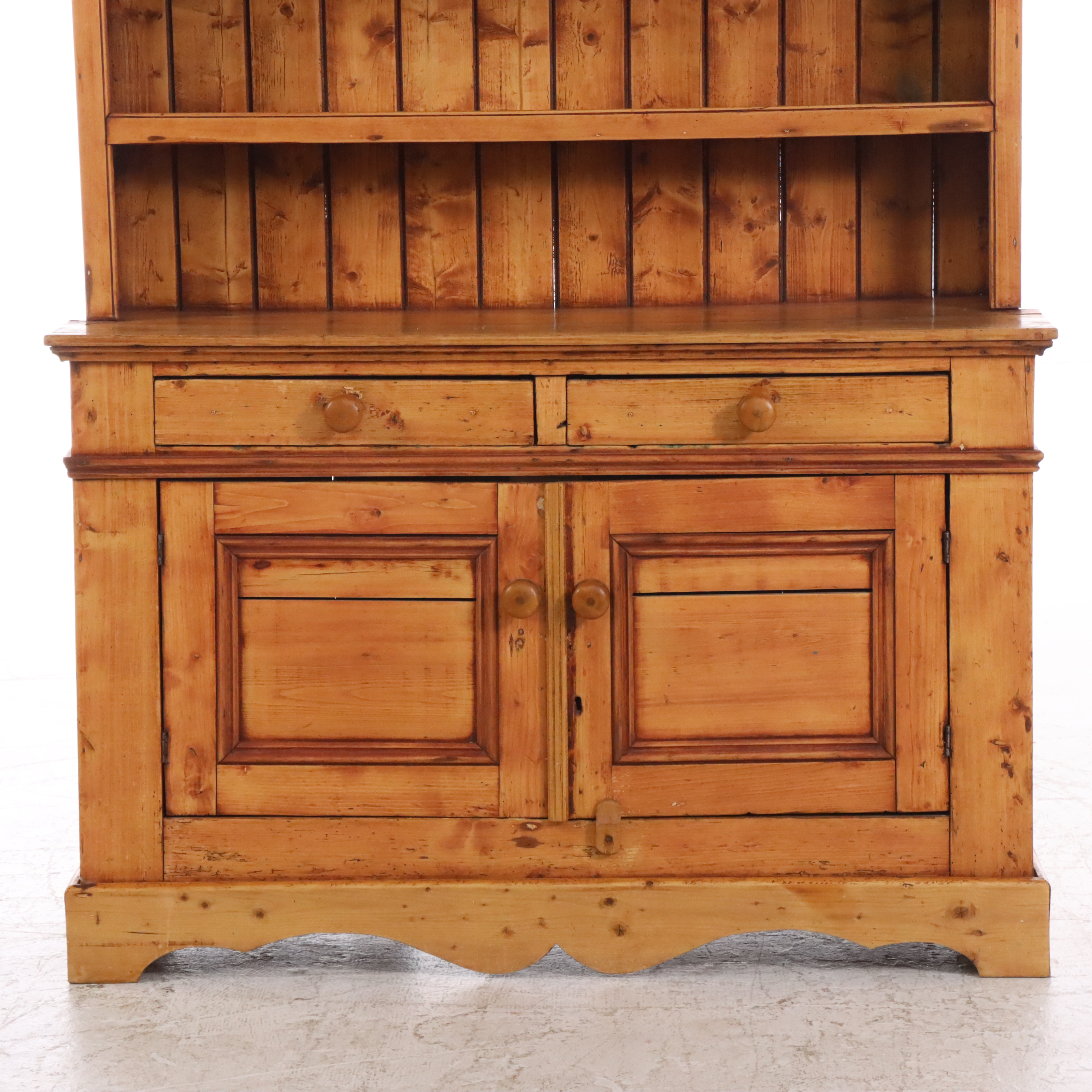 English Scrubbed Pine Dresser