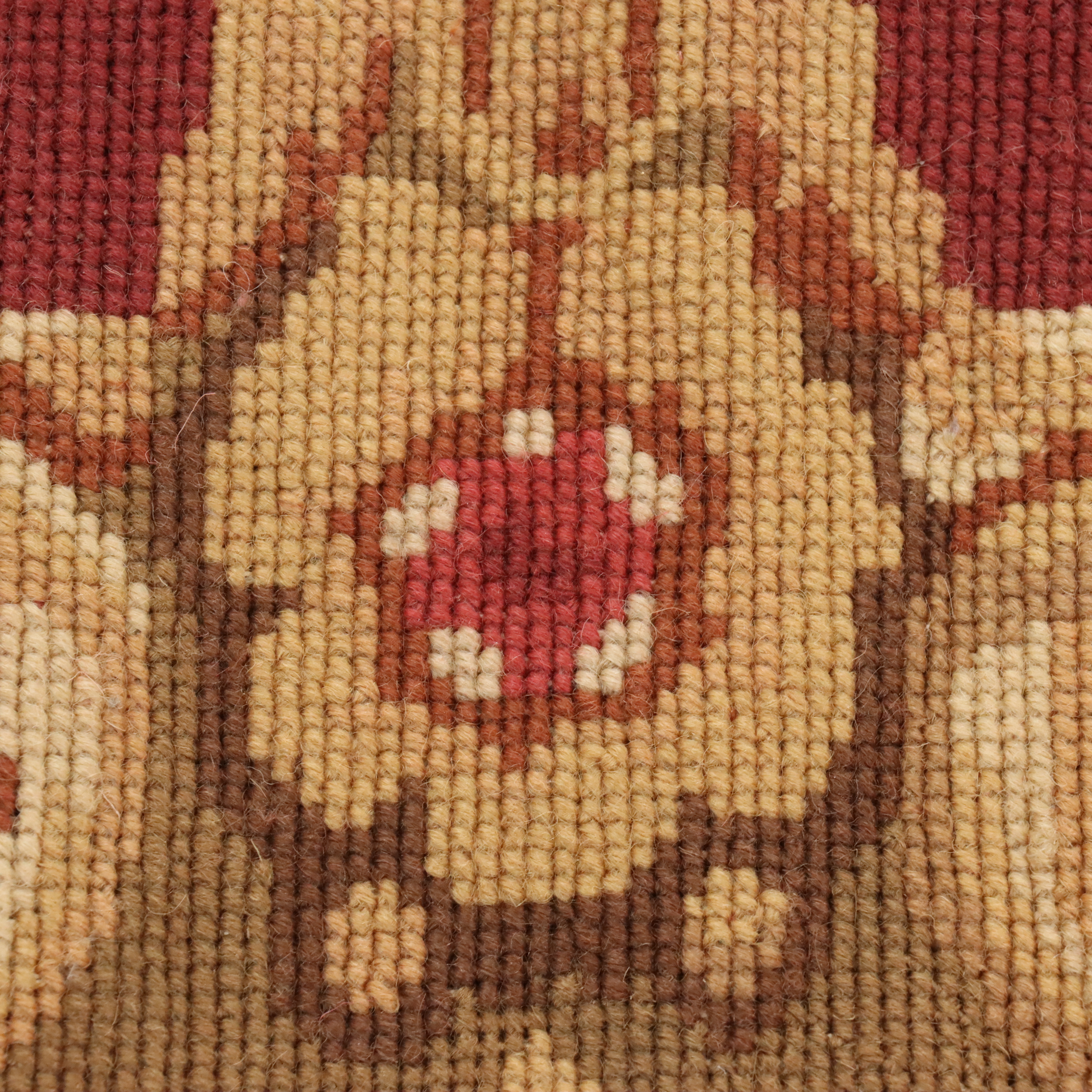 3'11 x 5'11 Handmade Sino-French Aubusson Needlepoint Area Rug