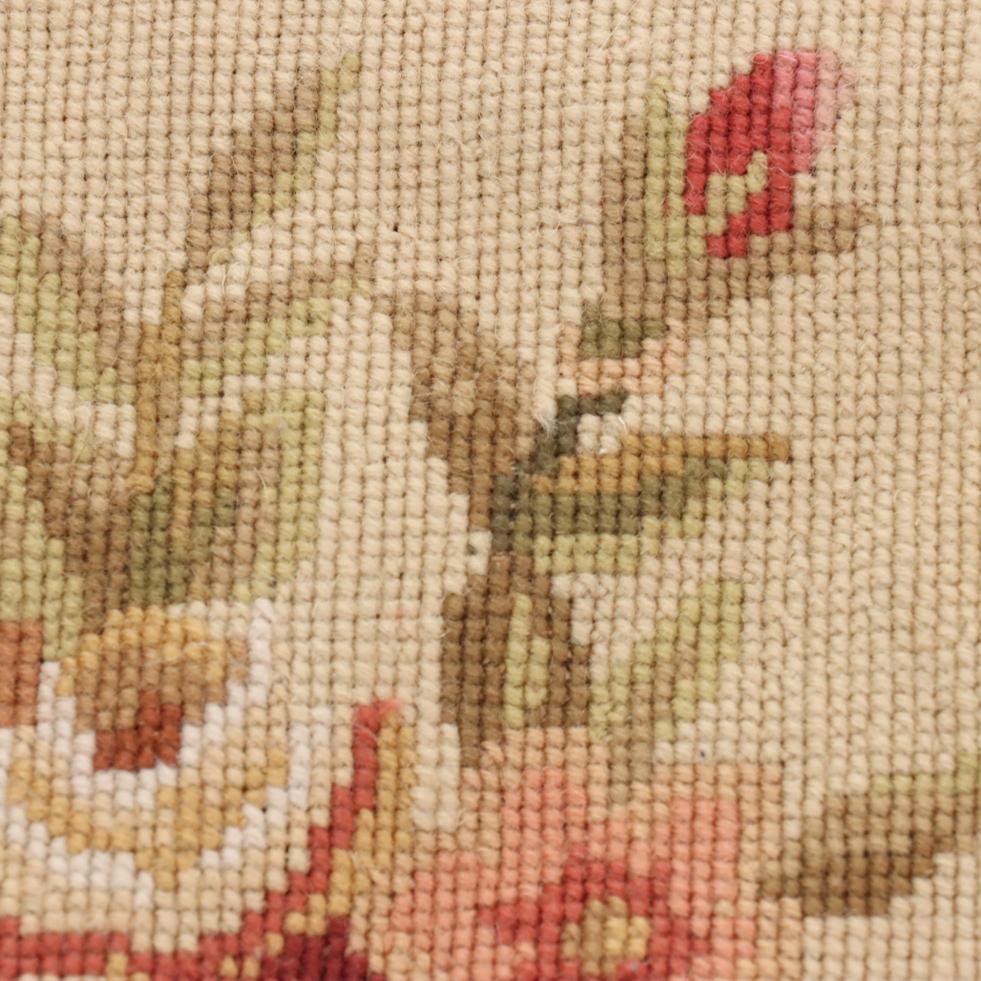 3'11 x 5'11 Handmade Sino-French Aubusson Needlepoint Area Rug