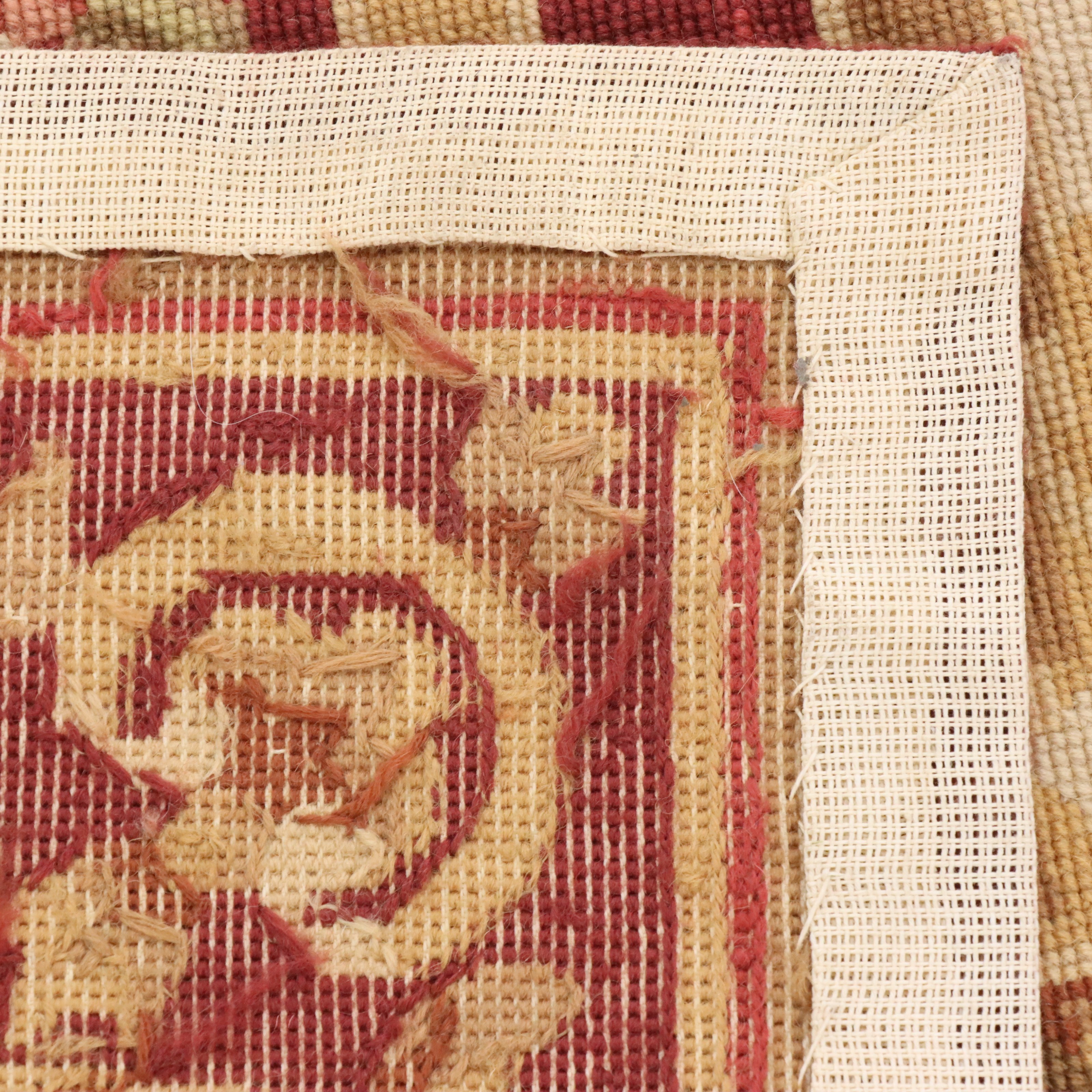 3'11 x 5'11 Handmade Sino-French Aubusson Needlepoint Area Rug