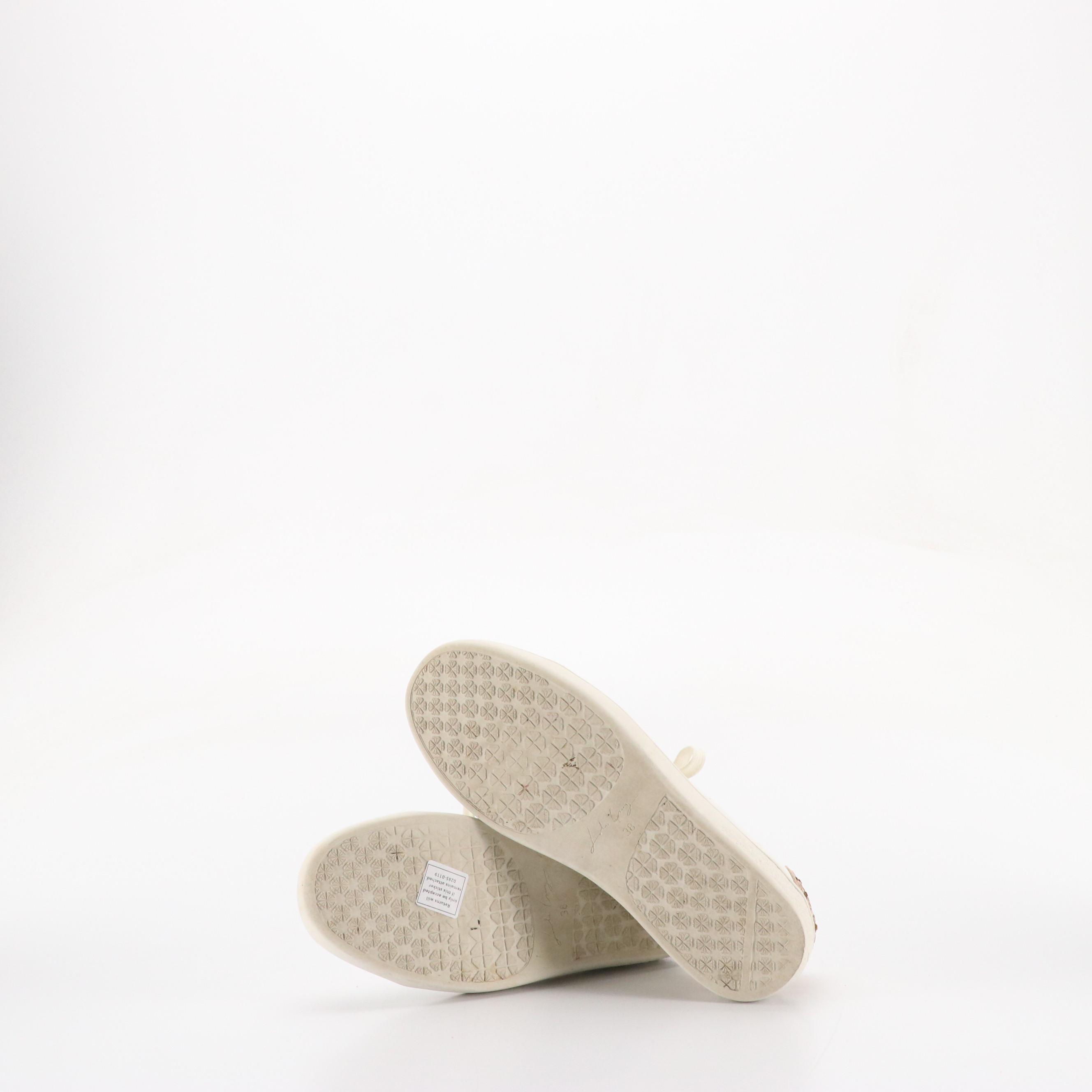 Roger Vivier Suede Buckle Booties, Lola Cruz Rhinestone Smiley Sneakers, More