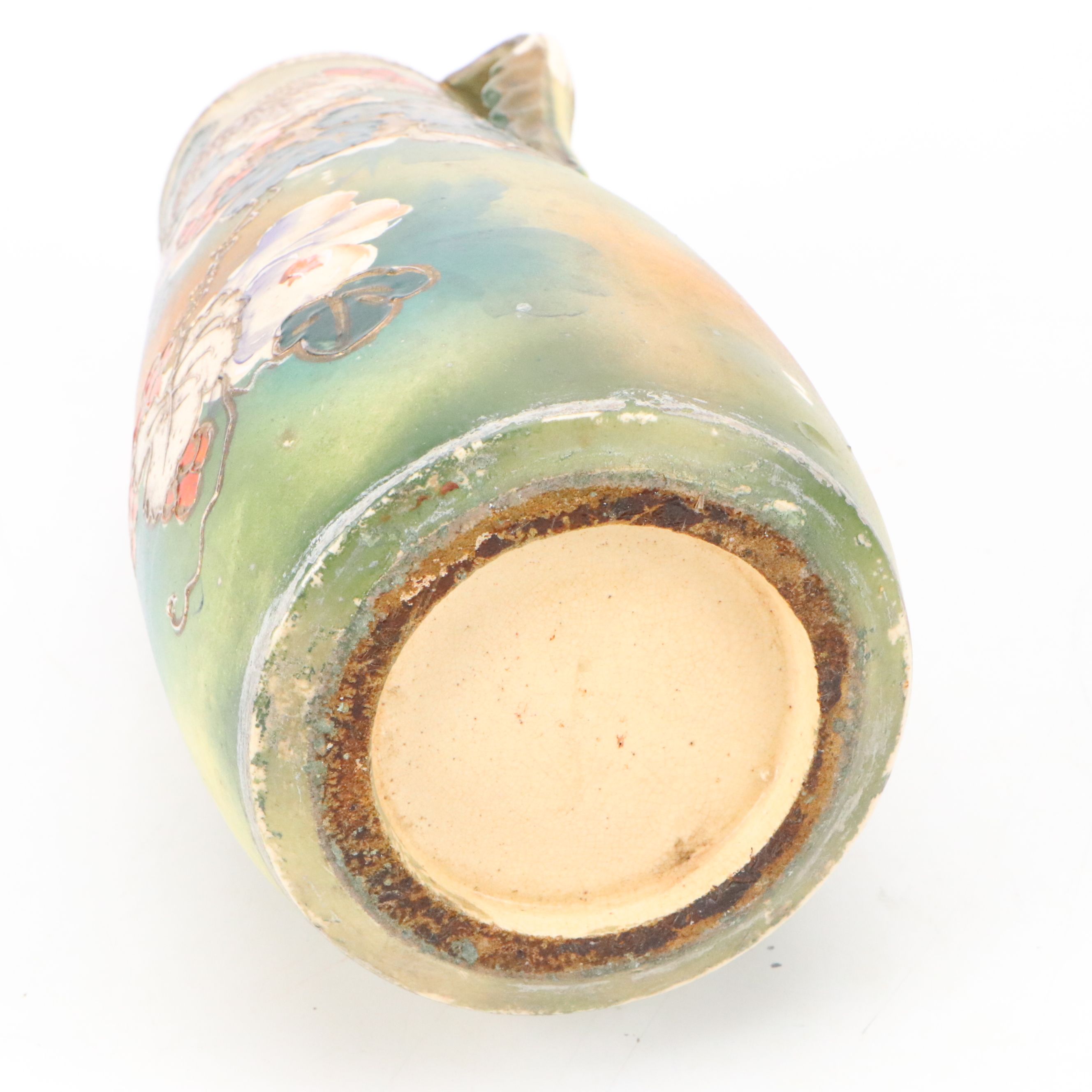 Japanese Satsuma Lidded Urn with Other Porcelain Vase