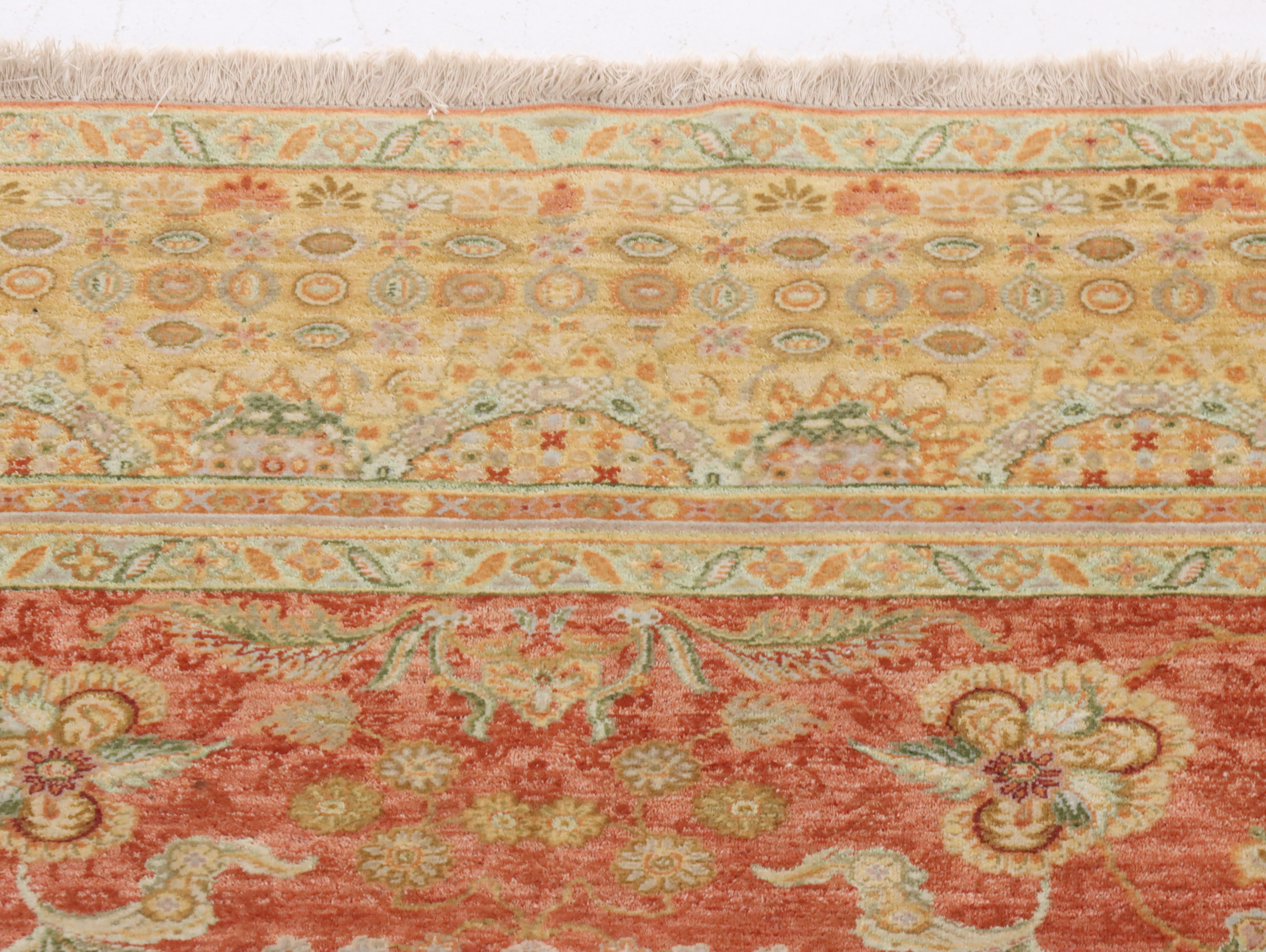 10'1 x 10'4 Hand-Knotted Persian Tabriz Area Rug