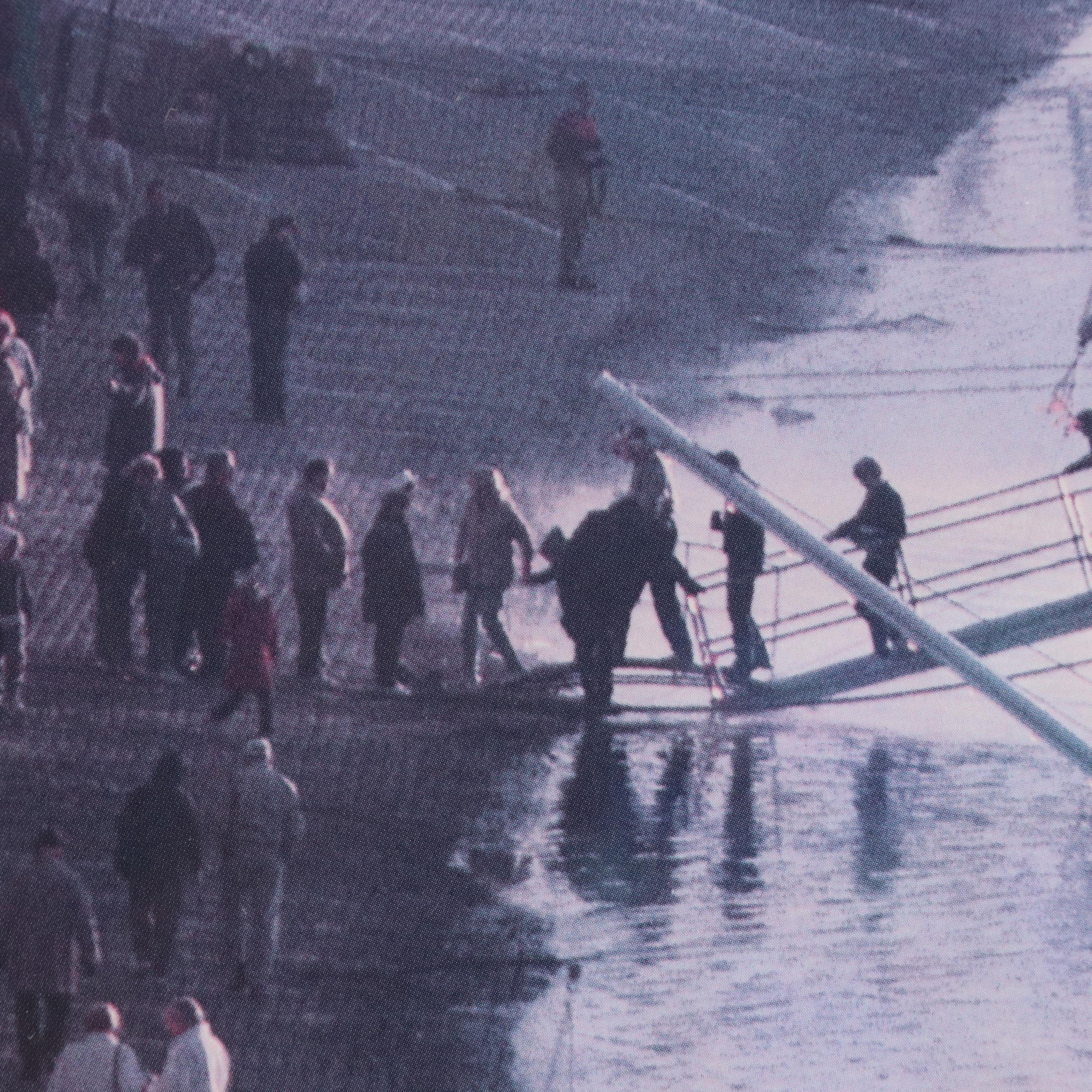 Offset Lithograph "River Belles" of Cincinnati Tall Stacks