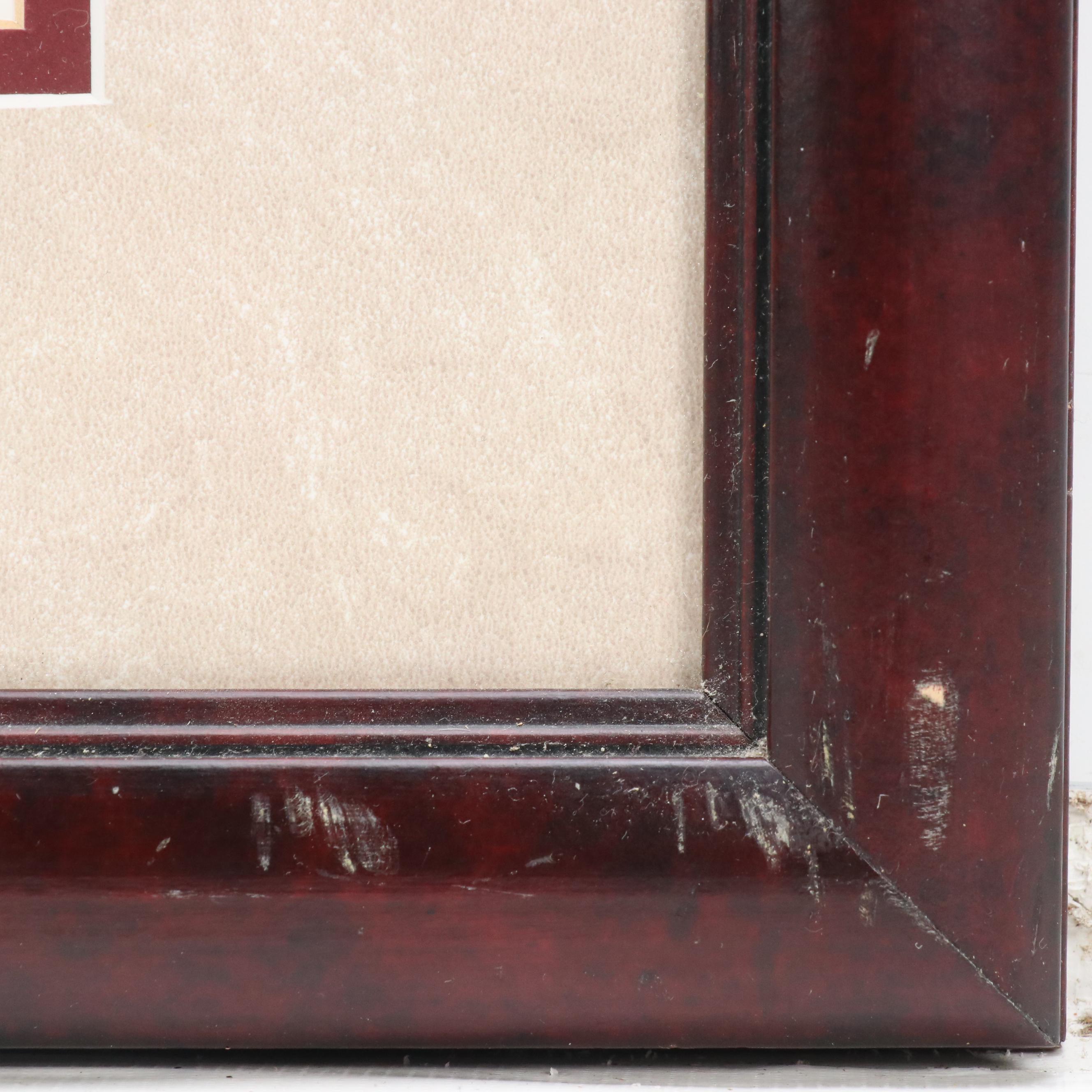 Offset Lithograph "River Belles" of Cincinnati Tall Stacks