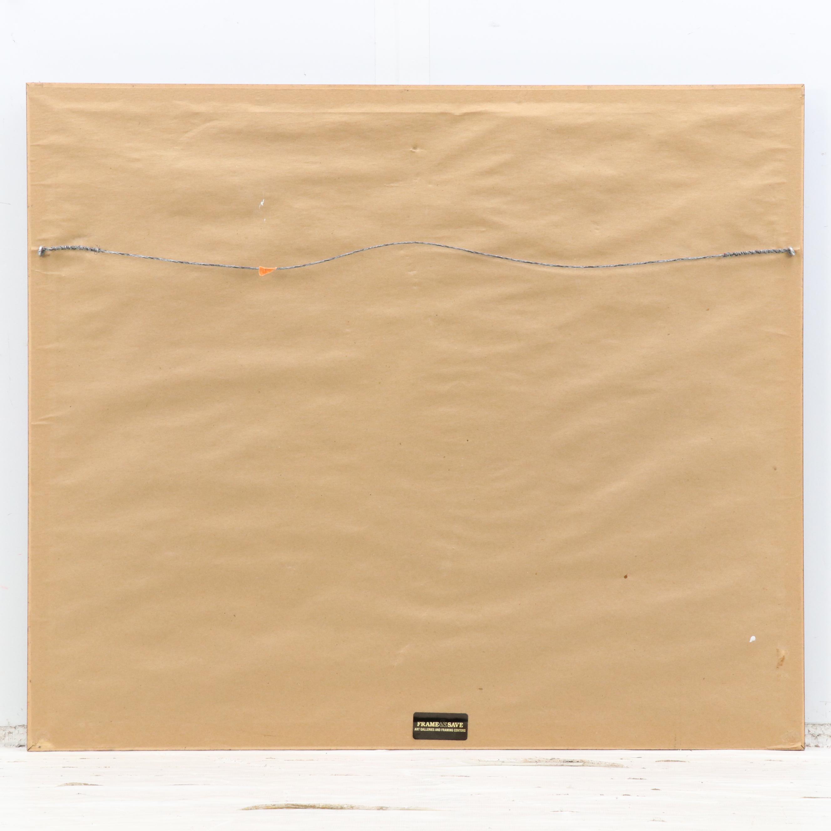 Offset Lithograph "River Belles" of Cincinnati Tall Stacks