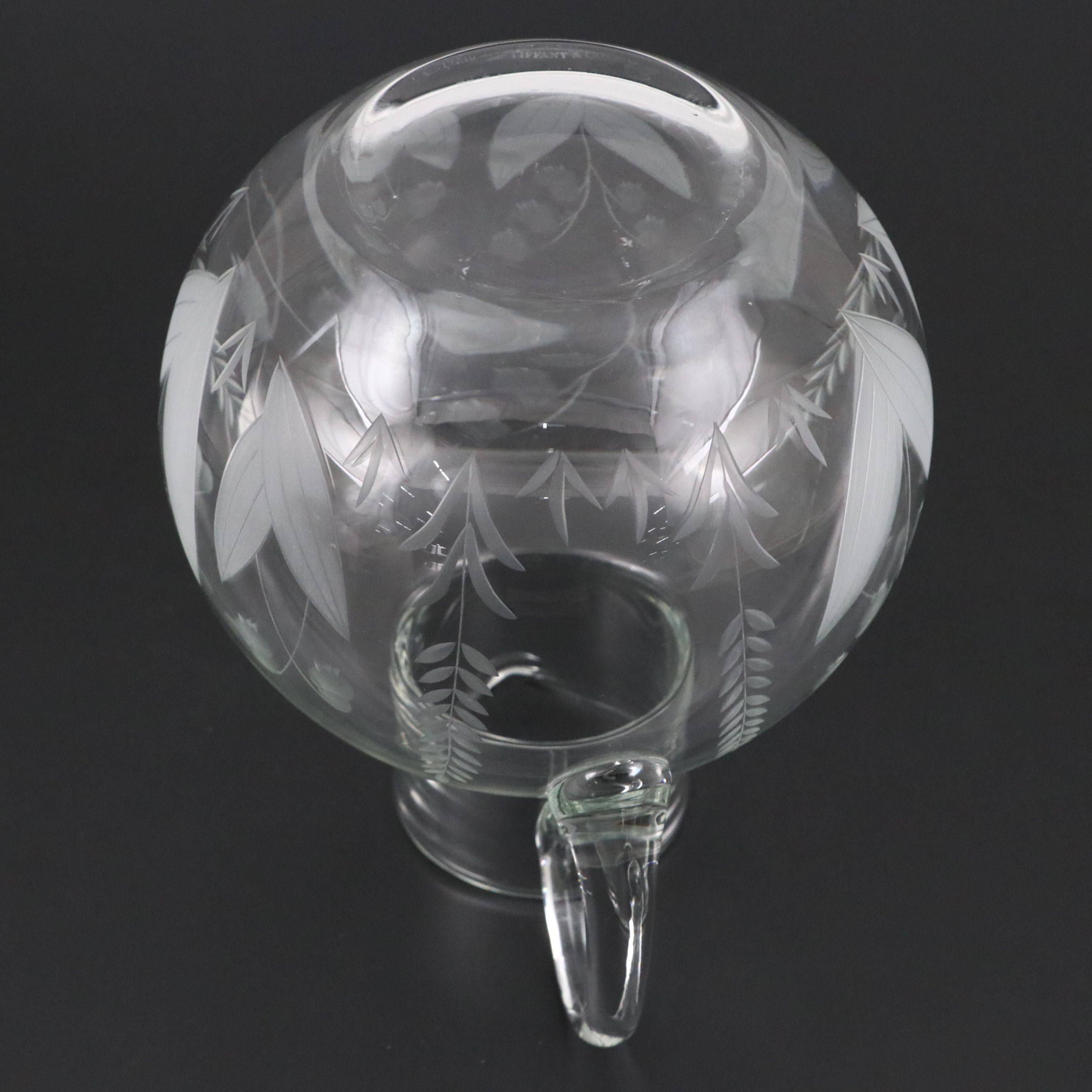 Tiffany & Co. "Lily of the Valley" Crystal Pitcher, 1992-2018