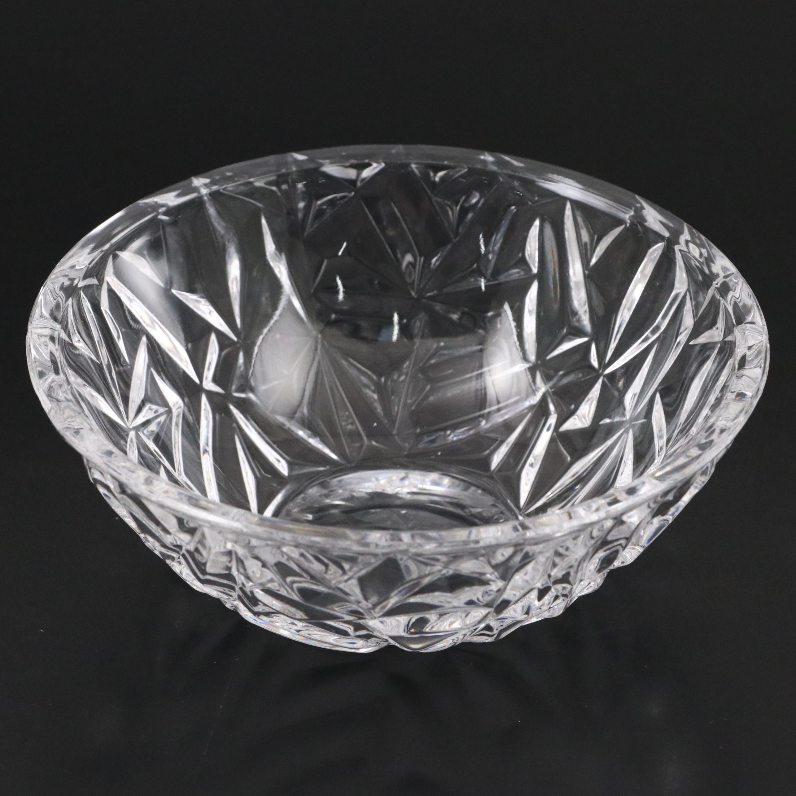 Tiffany & Co. "Rock Cut" Crystal Bowl