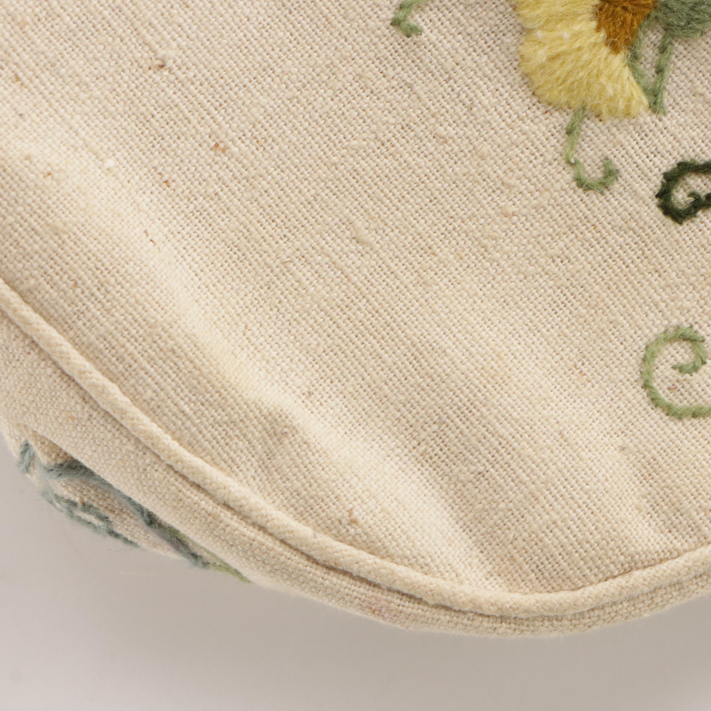 Miss Pendleton Embellished Sweater and Maud Hundley "Needle Painted" Bag