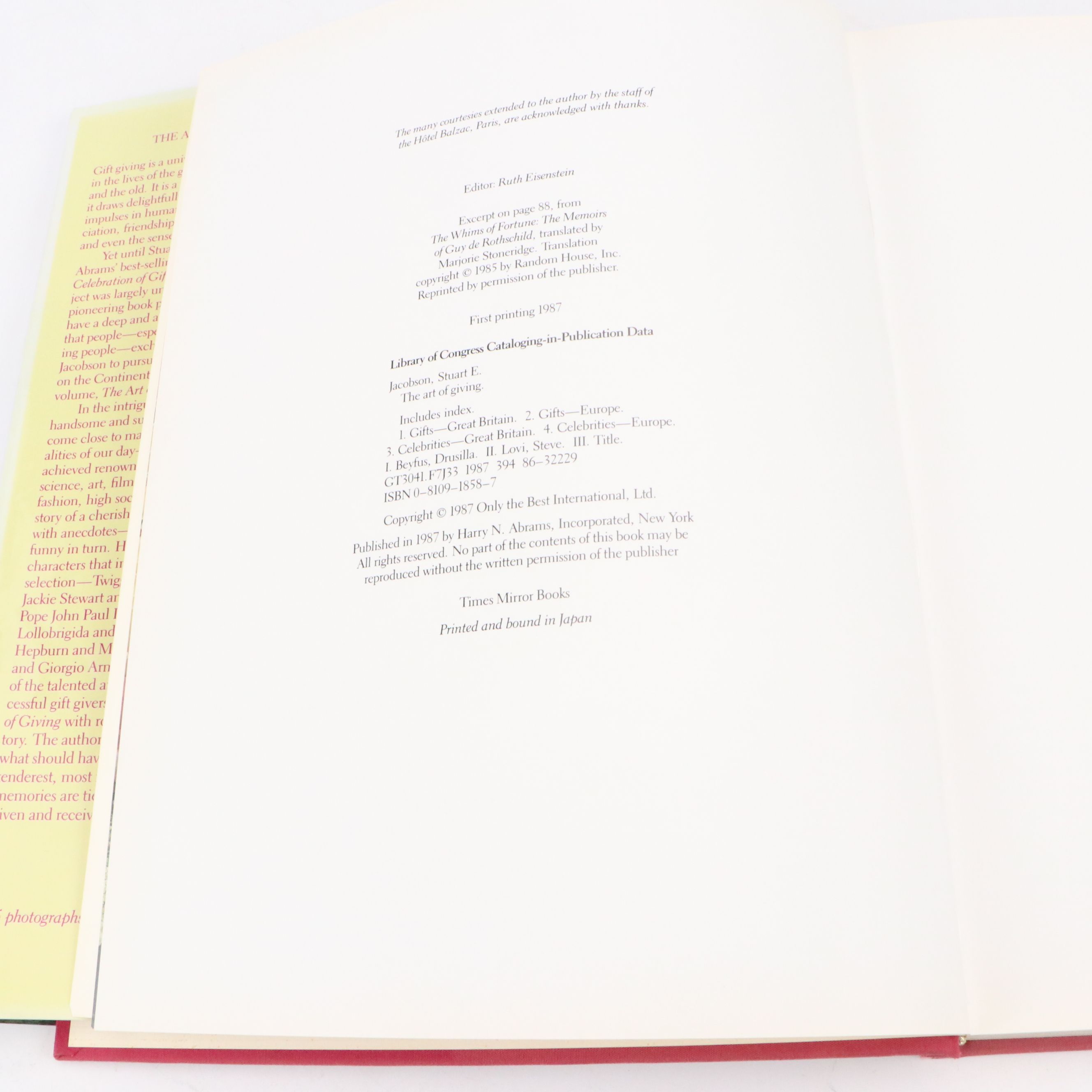 "Life in the French Country House" with Interior Design and Art Books