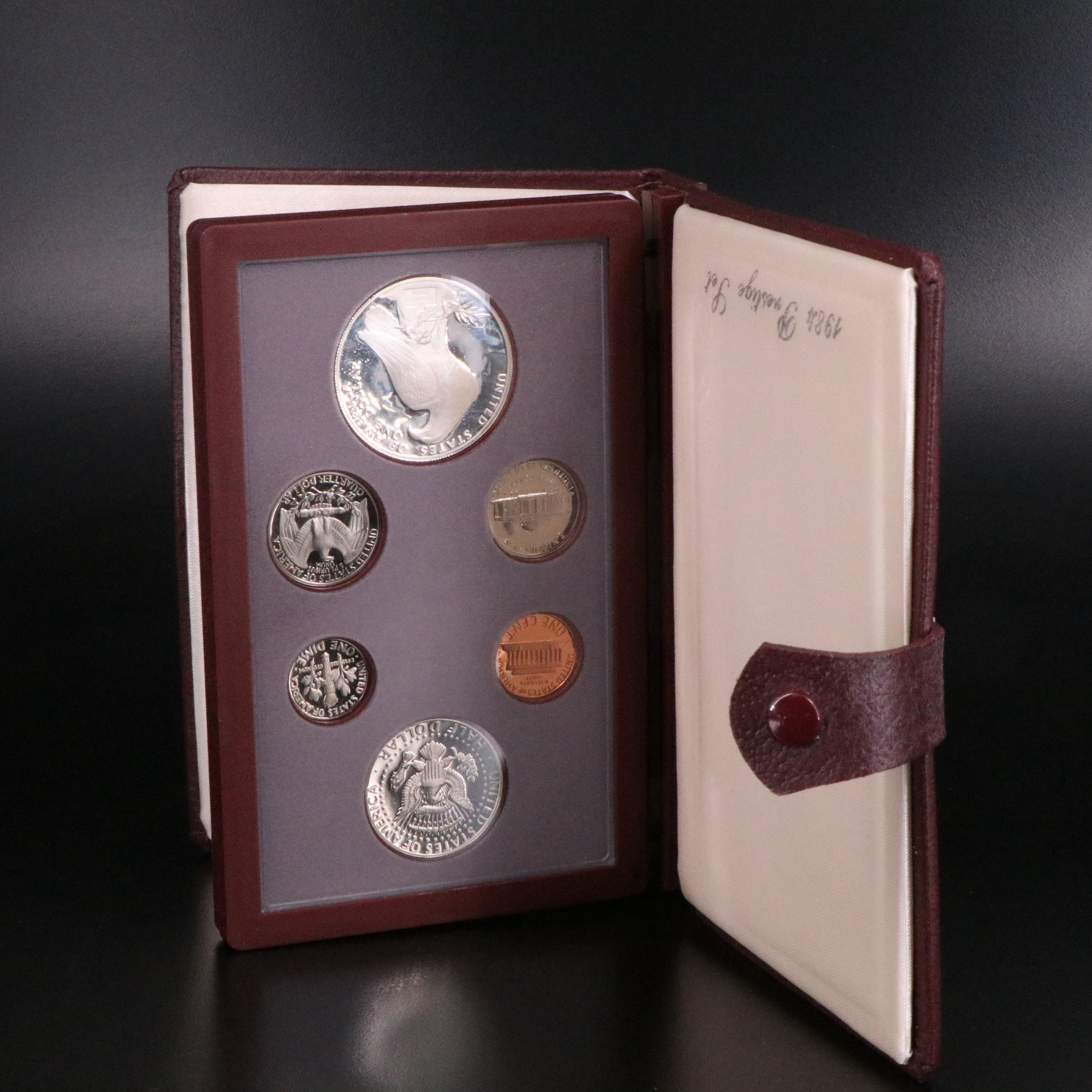 Three U.S. Prestige Proof Sets 1984, 1986, and 1987