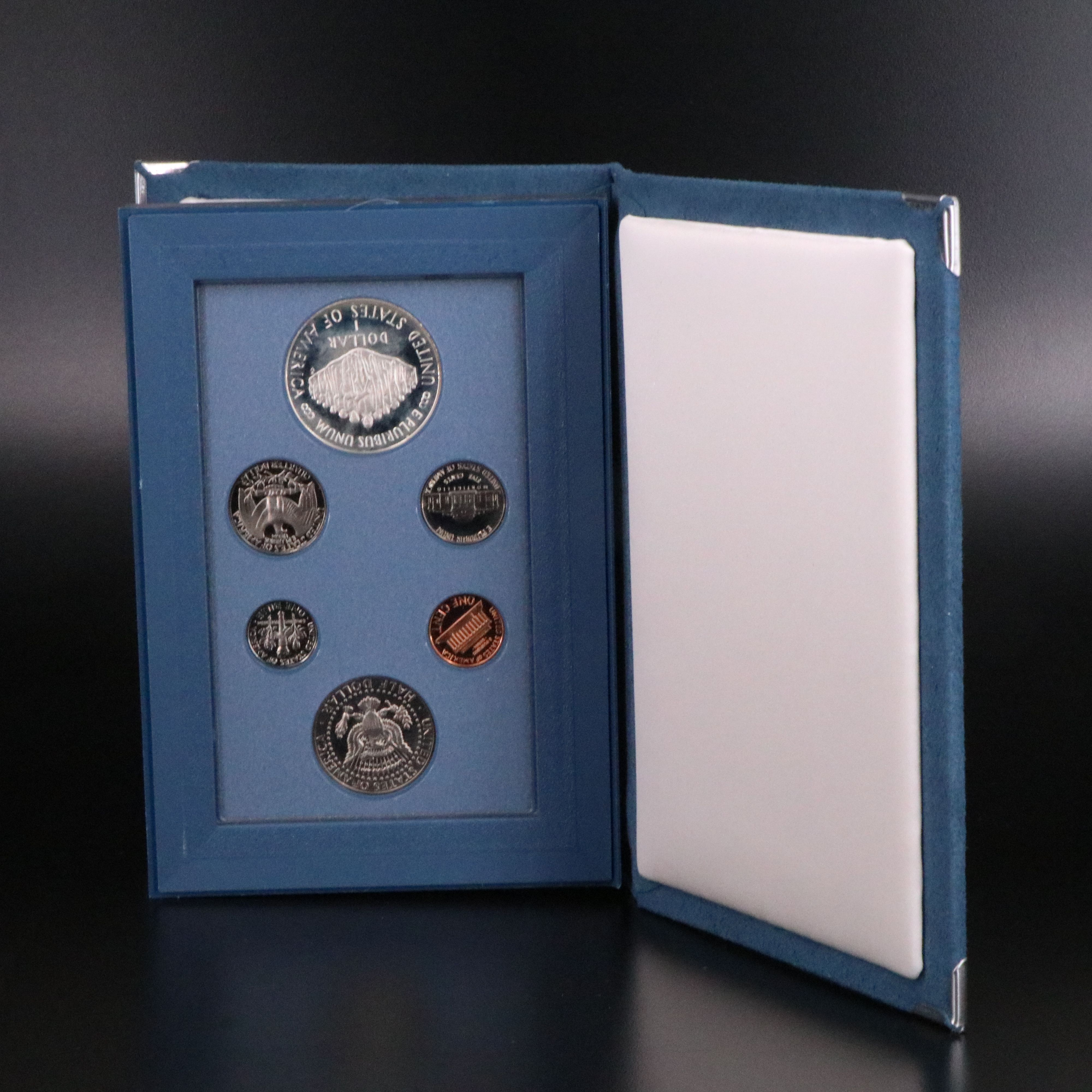 Three U.S. Prestige Proof Sets 1984, 1986, and 1987