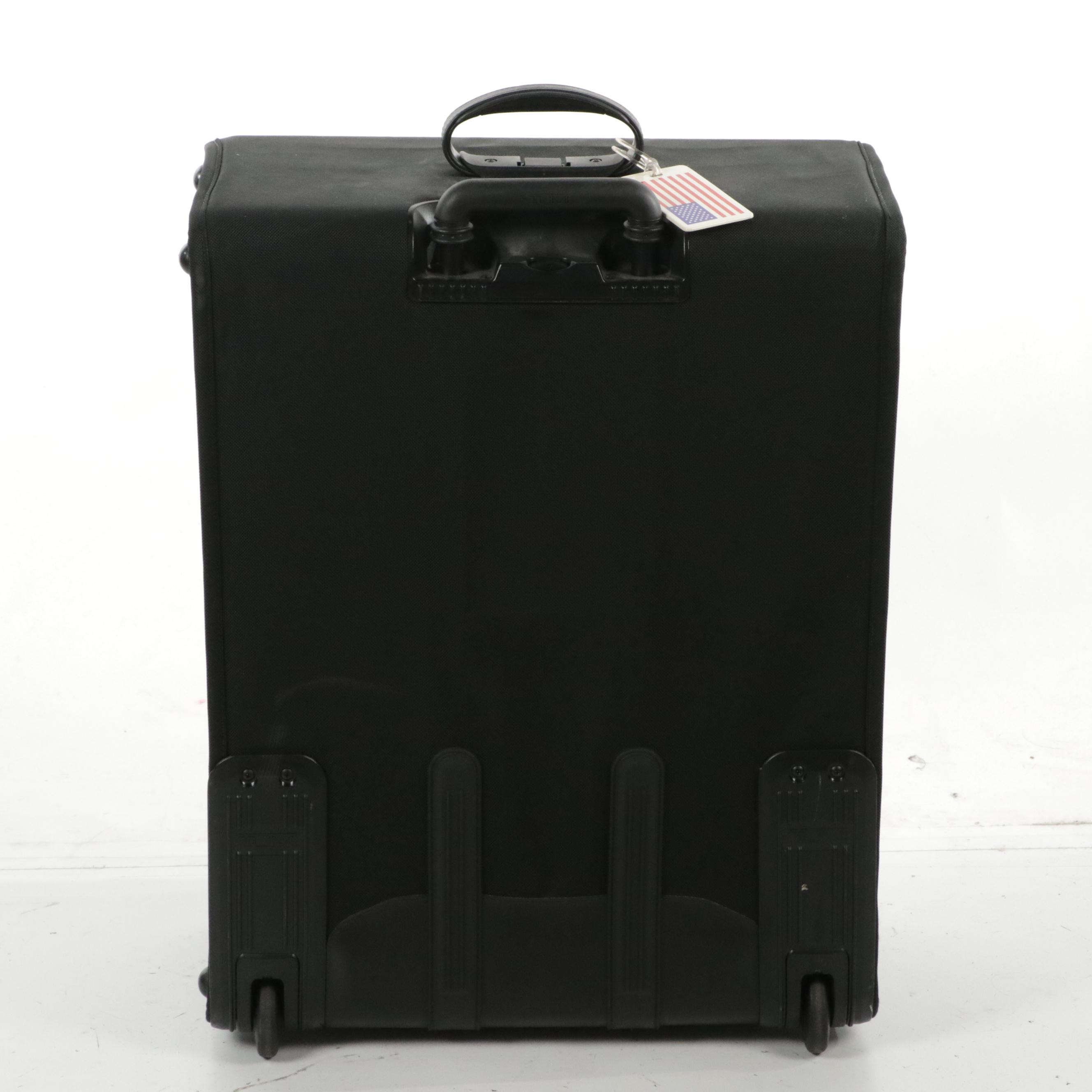 Tumi Two-Wheel Large Double Sided Garment Bag and Large Suitcase in Black