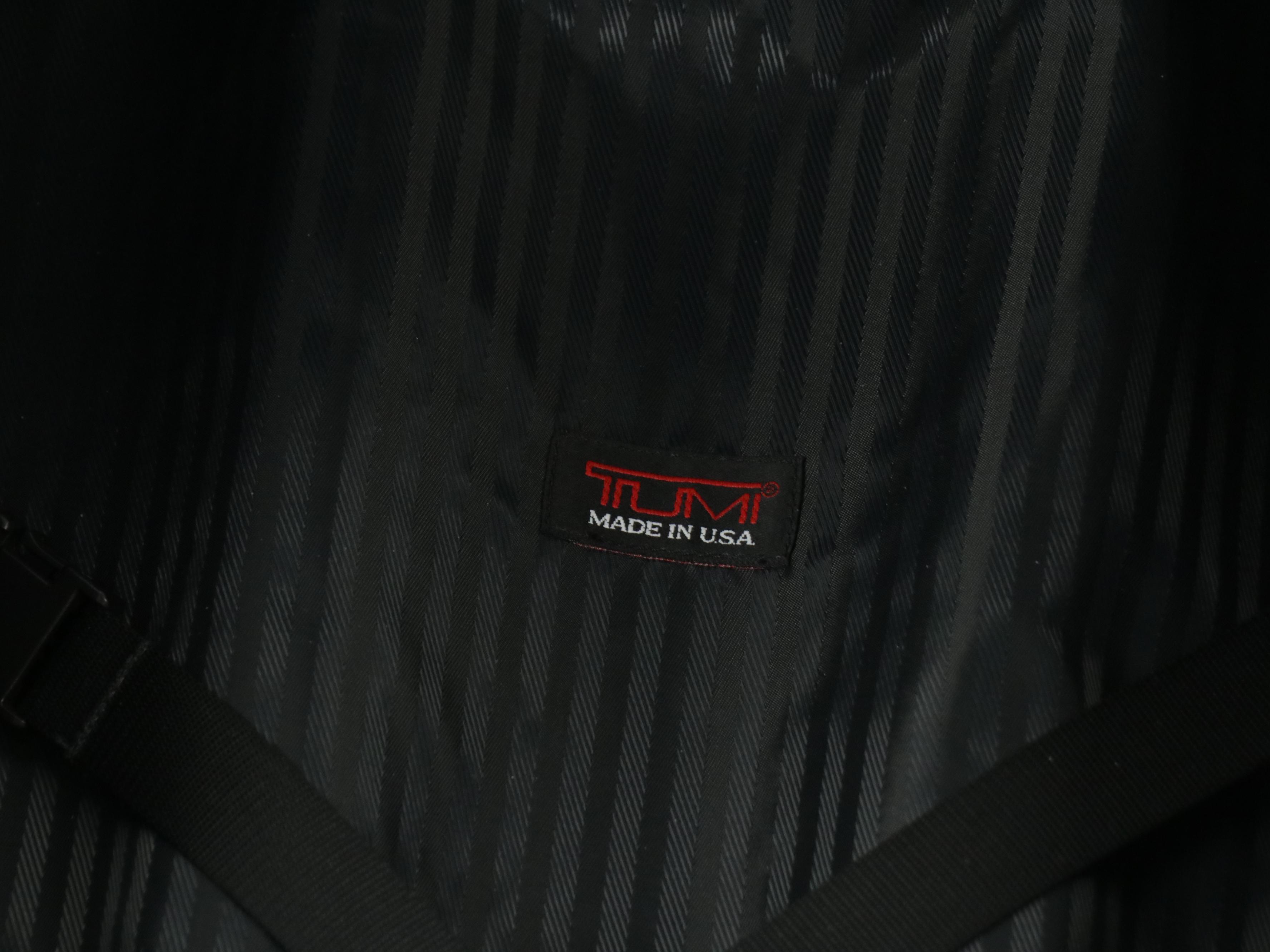 Tumi Two-Wheel Large Double Sided Garment Bag and Large Suitcase in Black