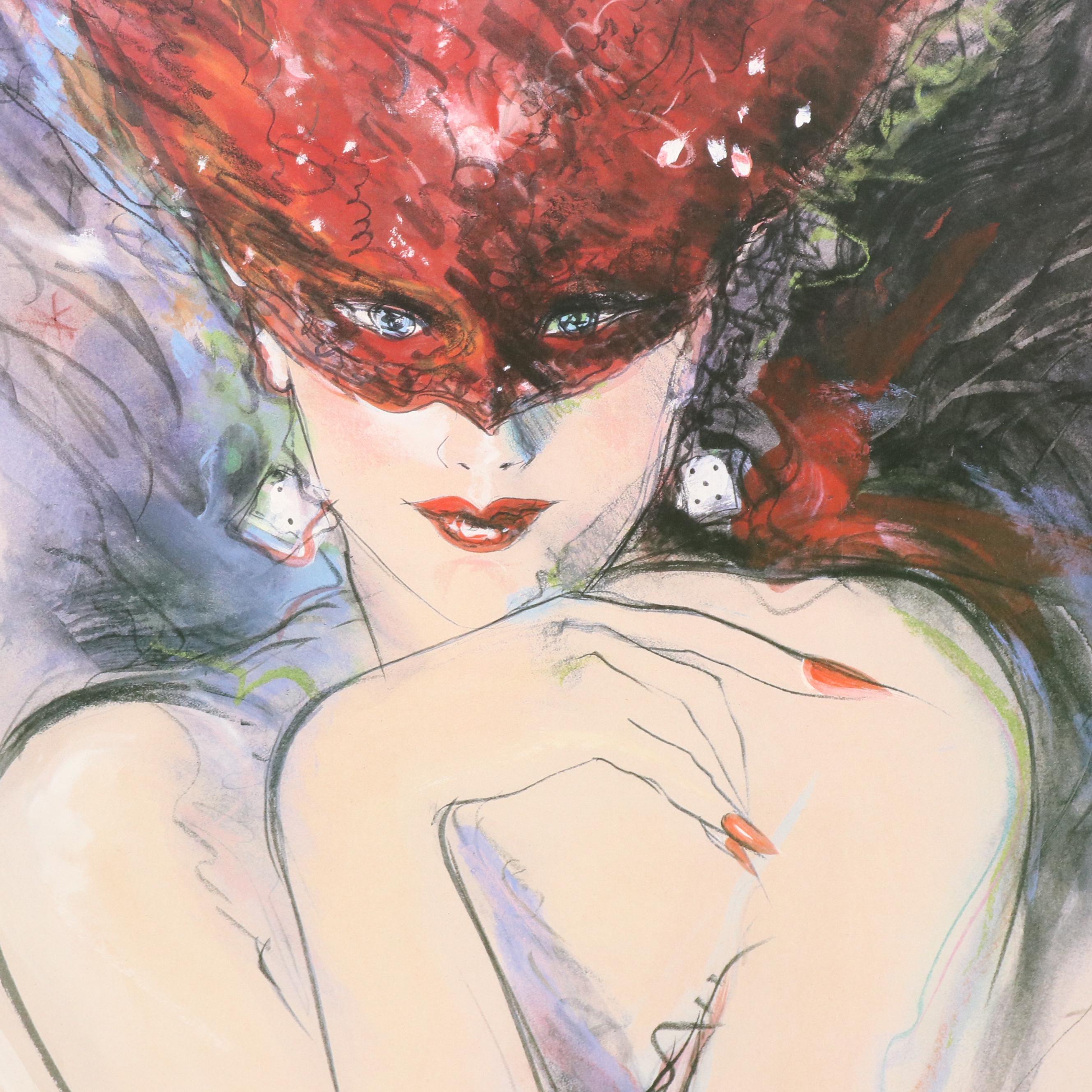 Richard Ely New Orleans Mardi Gras Offset Lithograph Posters, 1989-1991