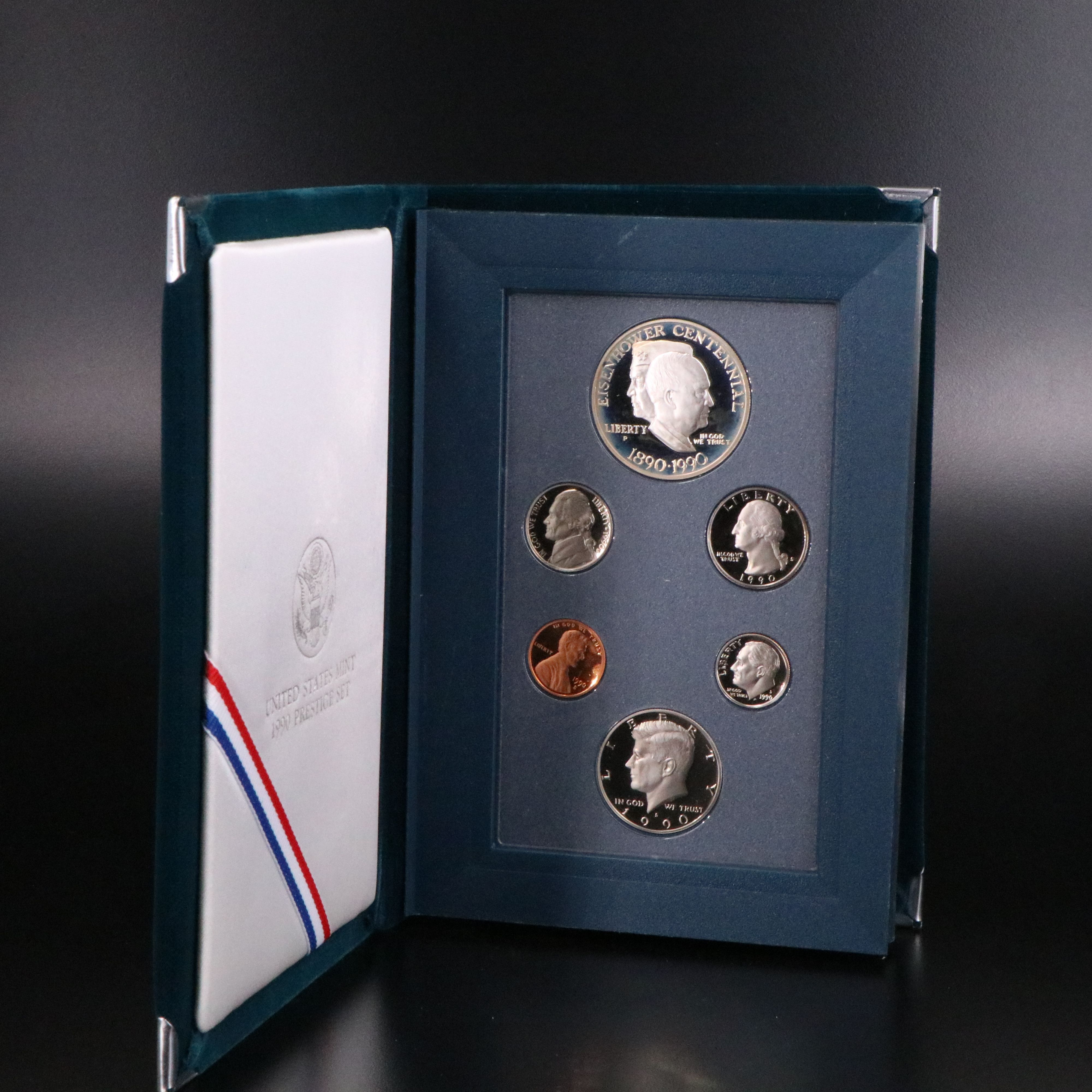 Three U.S. Prestige Proof Sets 1986, 1990, and 1993