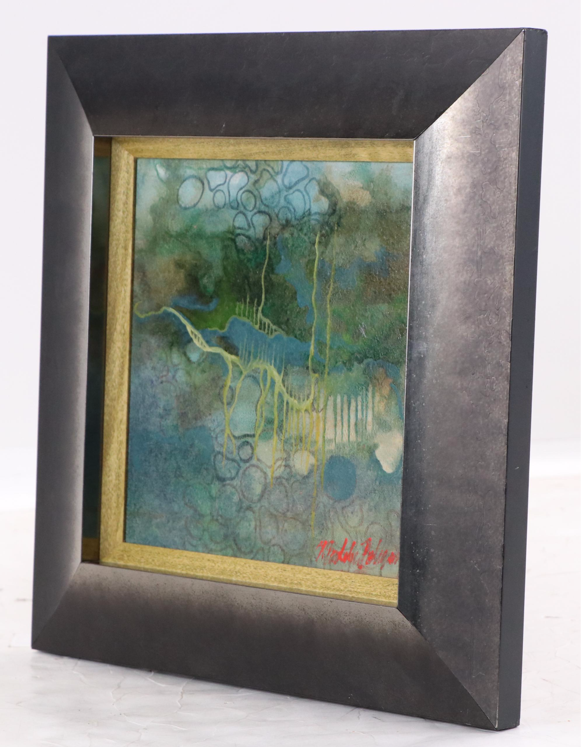 Abstract Mixed Media Painting