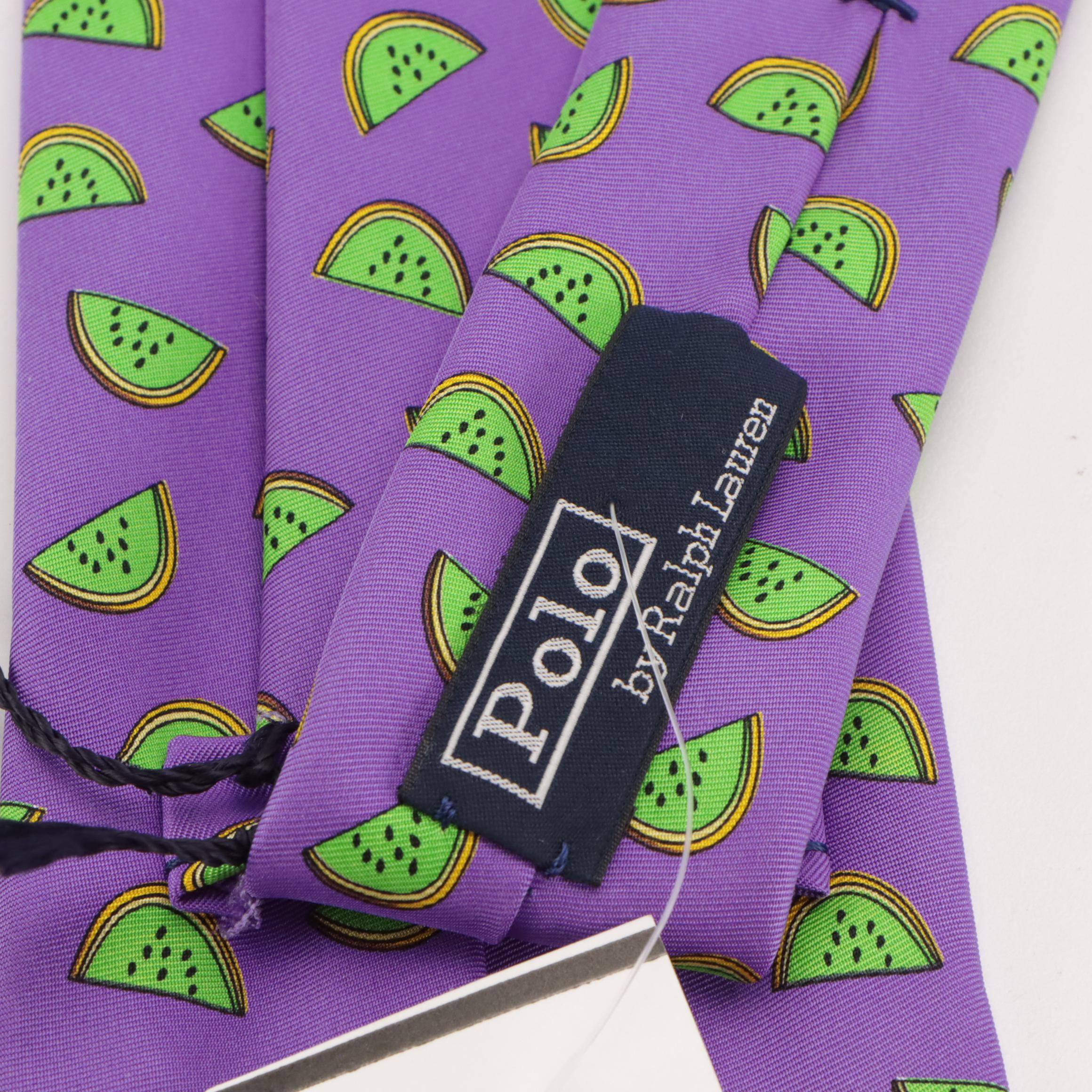 Men's Fun Abstract Printed Silk Neckties by Polo Ralph Lauren, H Stockton & More