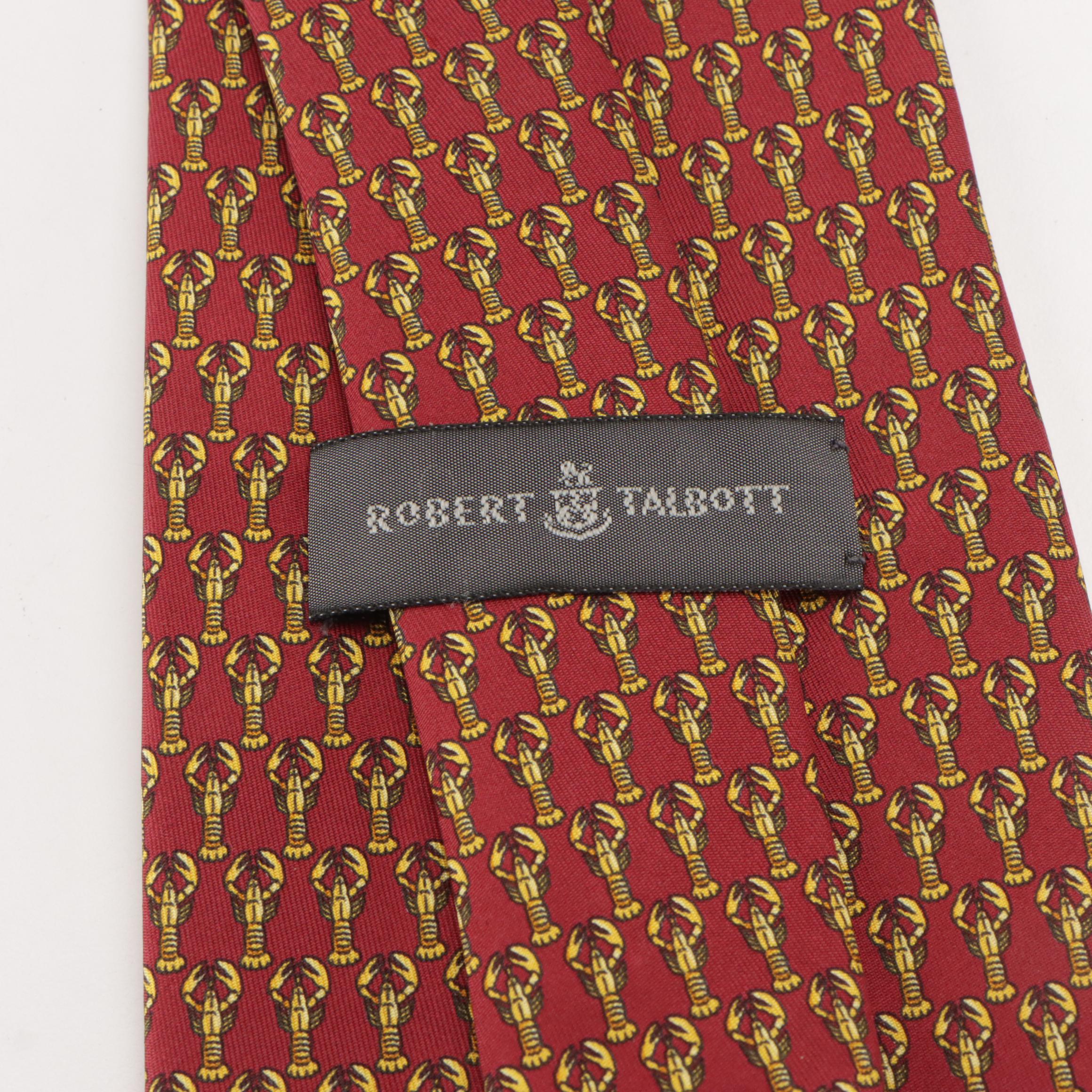 Men's Fun Abstract Printed Silk Neckties by Polo Ralph Lauren, H Stockton & More