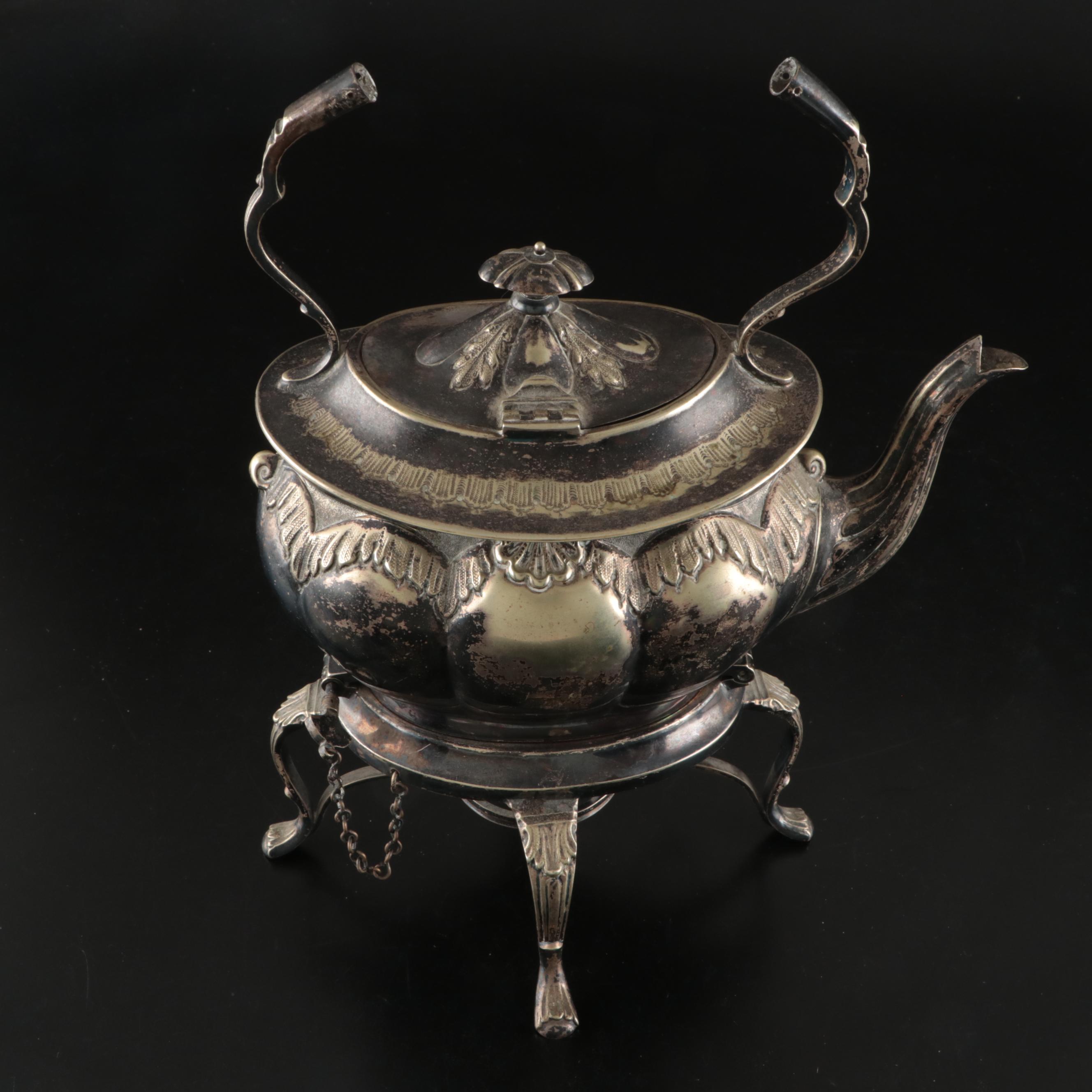 The Alex Clark Manufacturing Company Welbeck Plate Kettle on Stand, 1898-1912