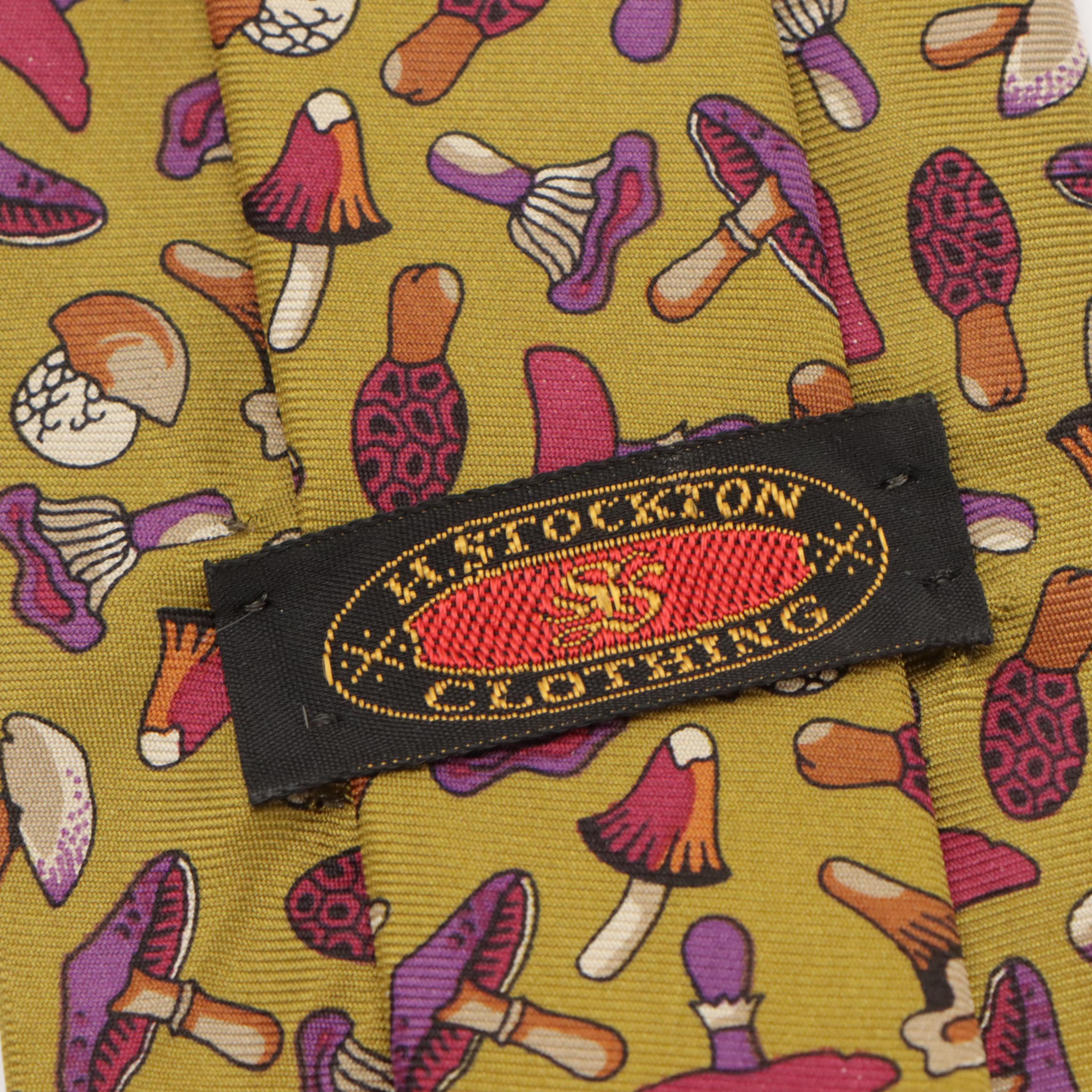 Men's Fun Abstract Printed Silk Neckties by Polo Ralph Lauren, H Stockton & More