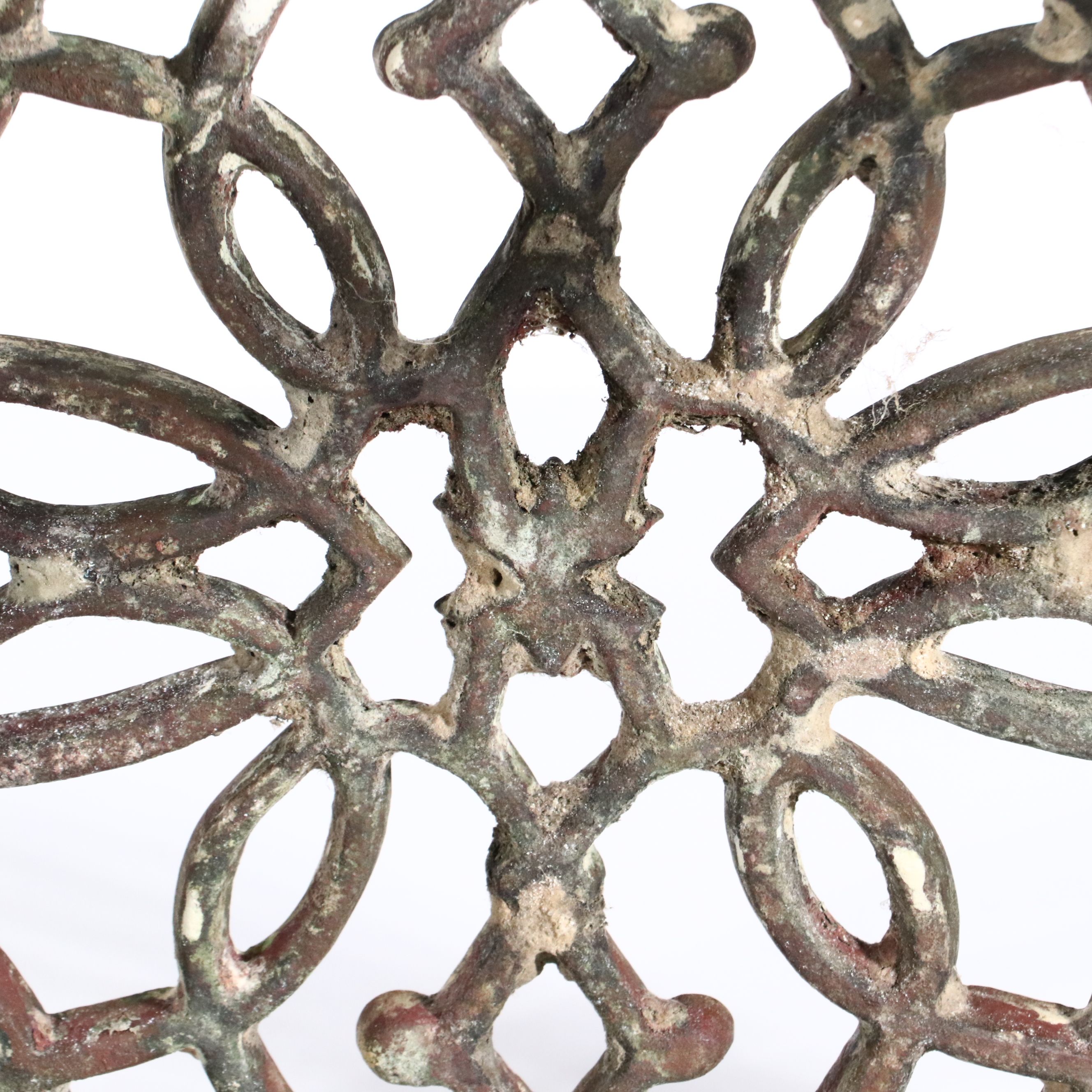 Georgian Style Brass Fireplace Trivet, 19th Century