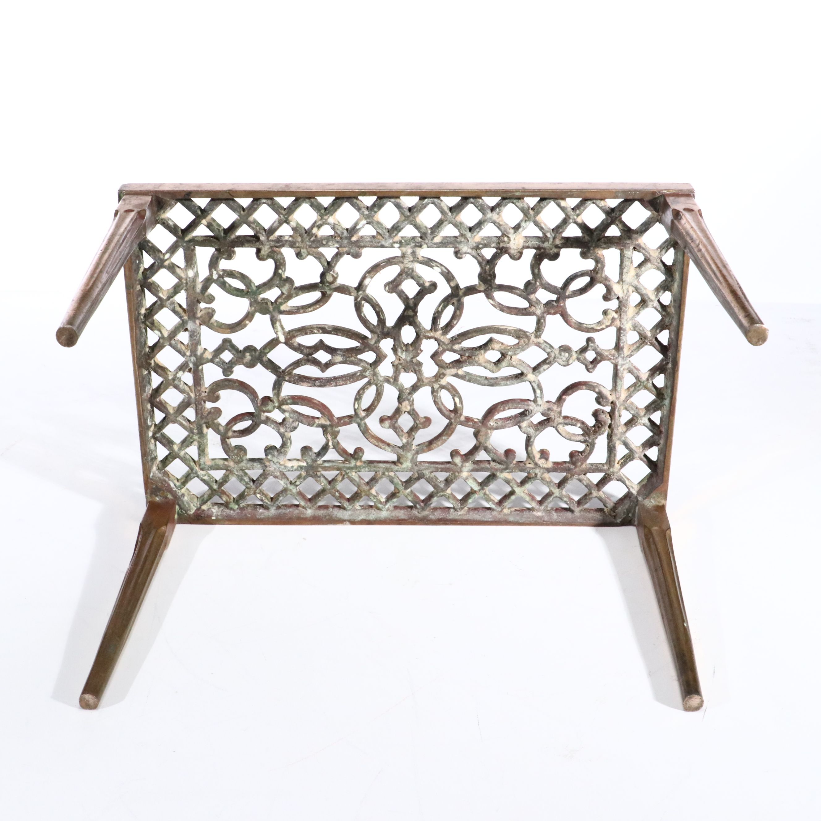 Georgian Style Brass Fireplace Trivet, 19th Century