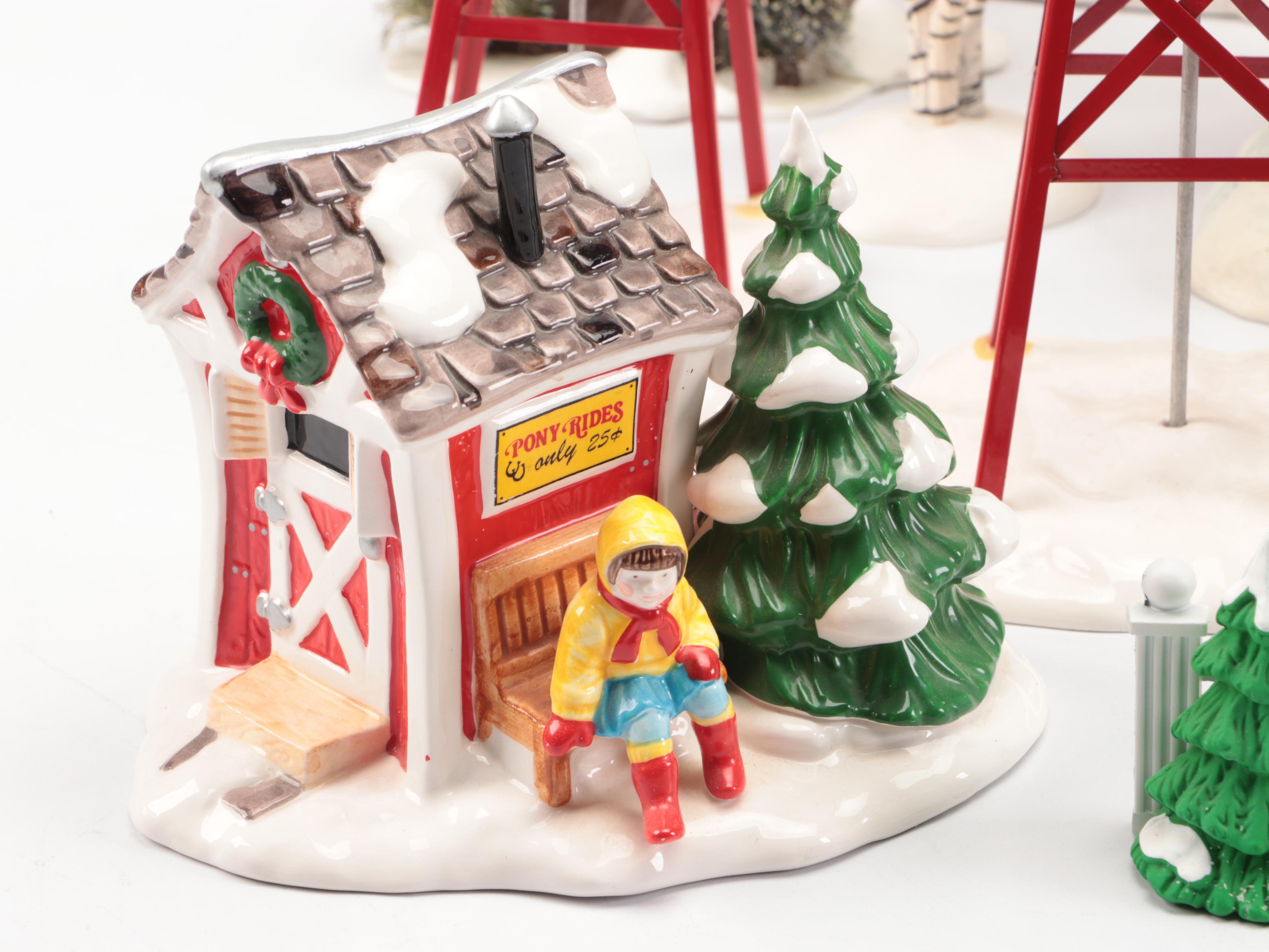 Department 56 "Christmas Barn Dance" and More Snow Village Decor